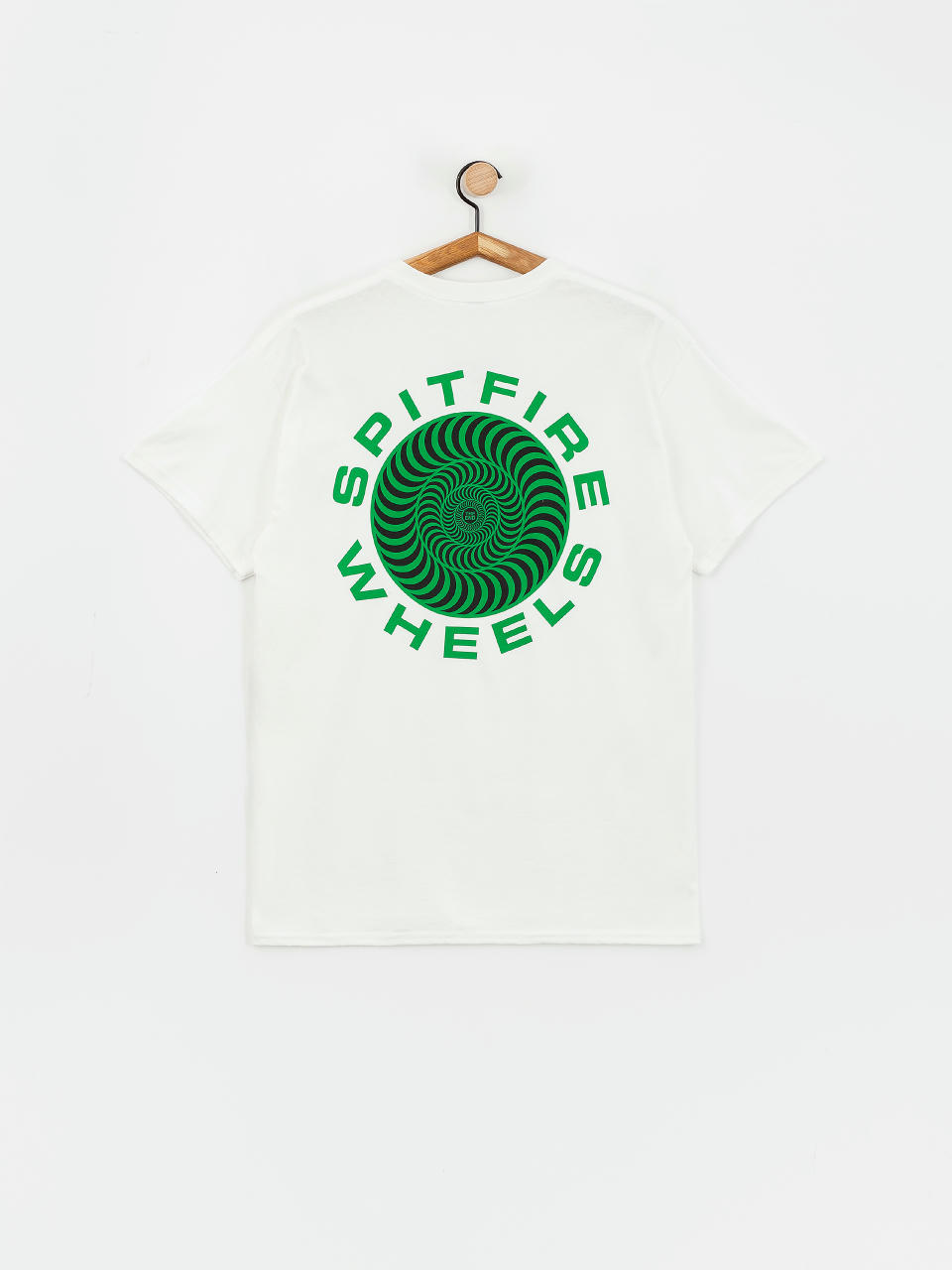 T-shirt Spitfire Classic 87 Swirl Fill (white/green)