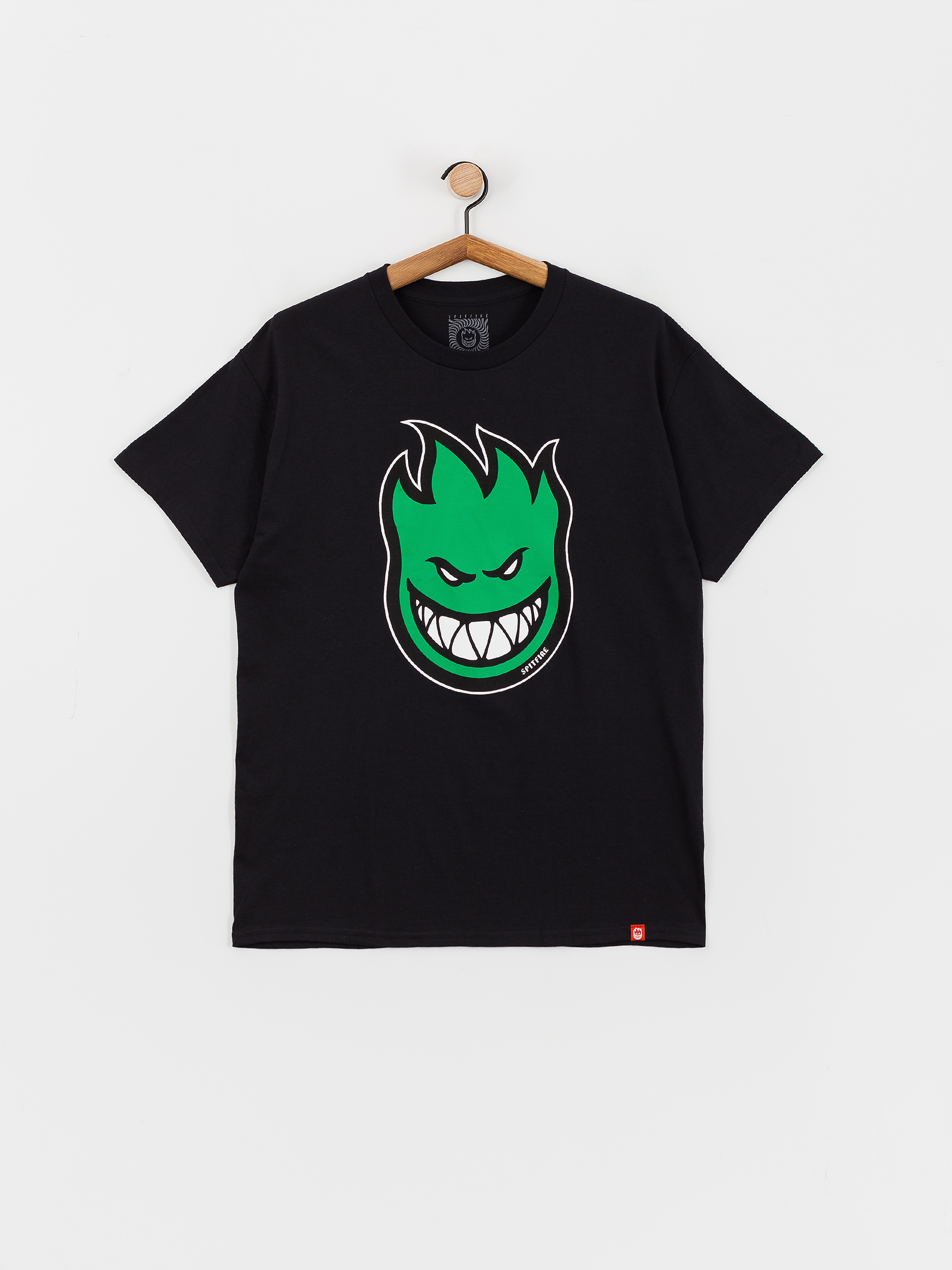 T-shirt Spitfire Big Head Fill (black/green/black/white)