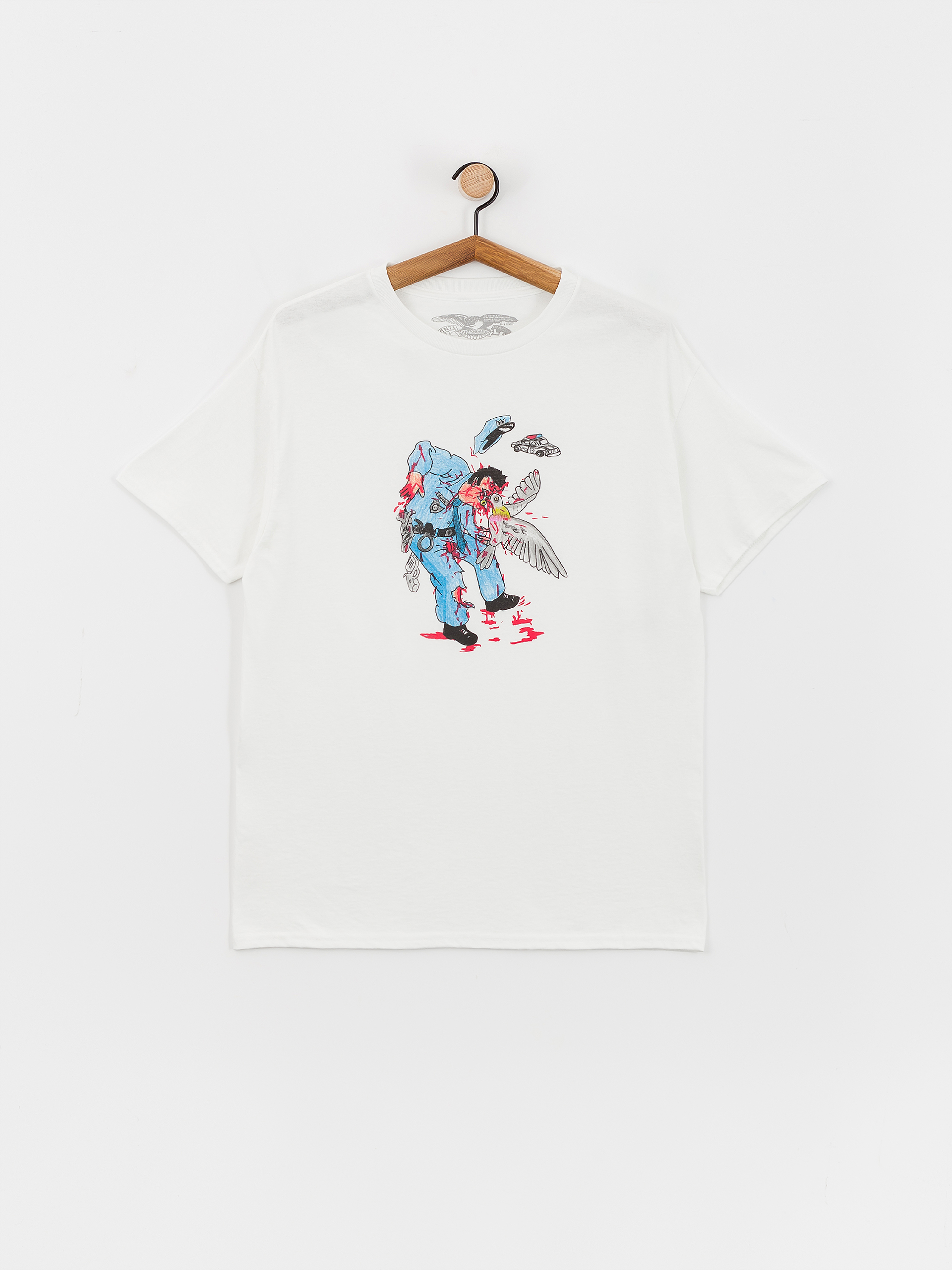 T-shirt Antihero Pigeon Attack (white/multi)