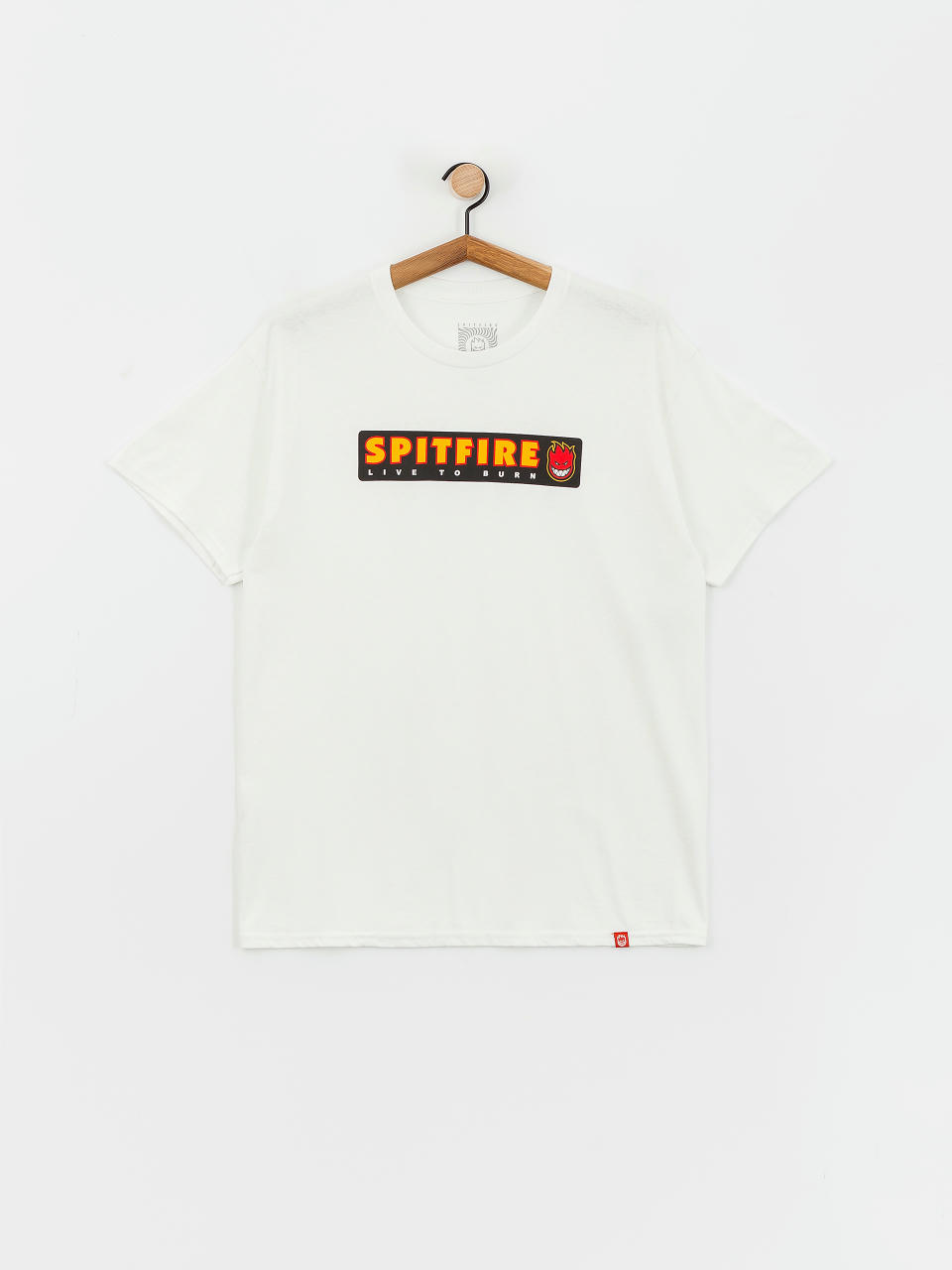 T-shirt Spitfire Live To Burn (white/multi)