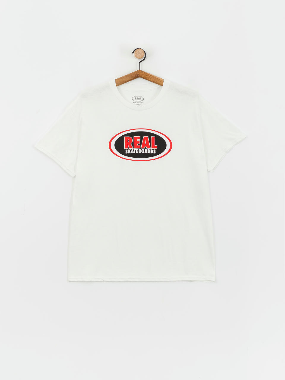 T-shirt Real Oval (white/red/black)