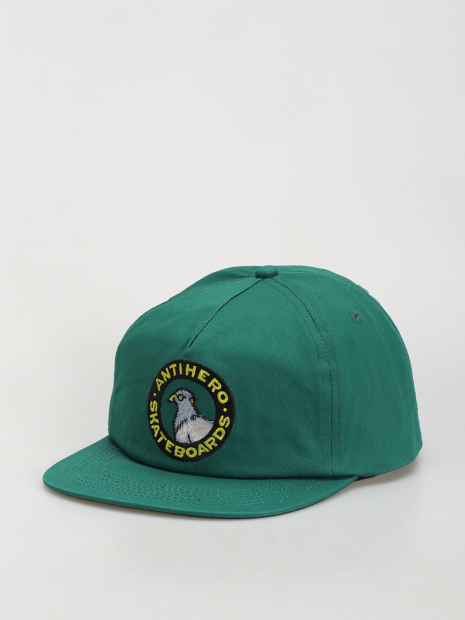 Czapka z daszkiem Antihero Basic Pigeon Round Snap (dark green)