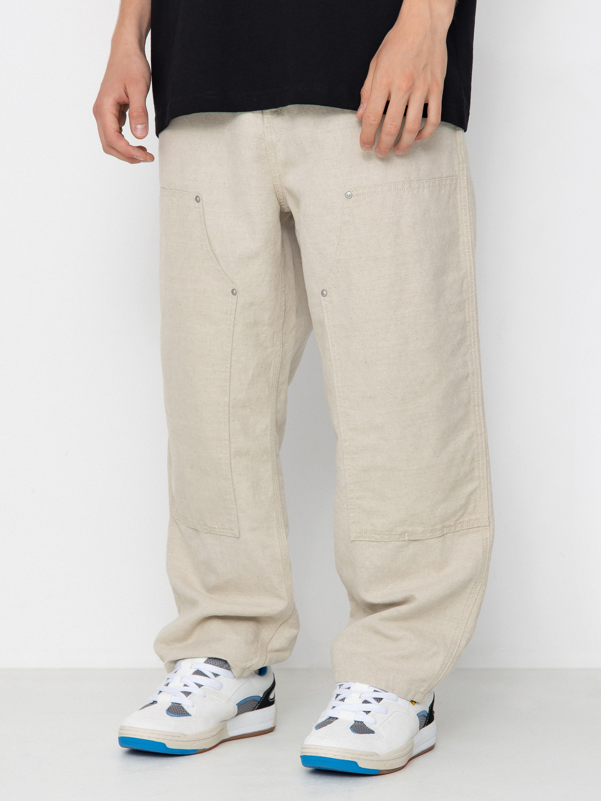 Carhartt doubleknee painter pants 34×34 Spodnie i legginsy Carhartt WIP Double Knee Pant Aged Canvas