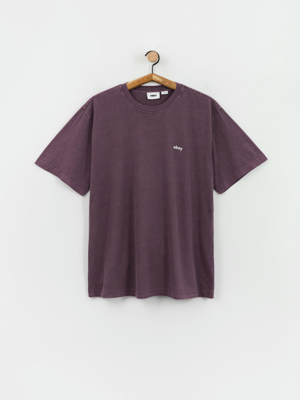 T-shirt OBEY Lowercase Pigment (pigment plum perfect)