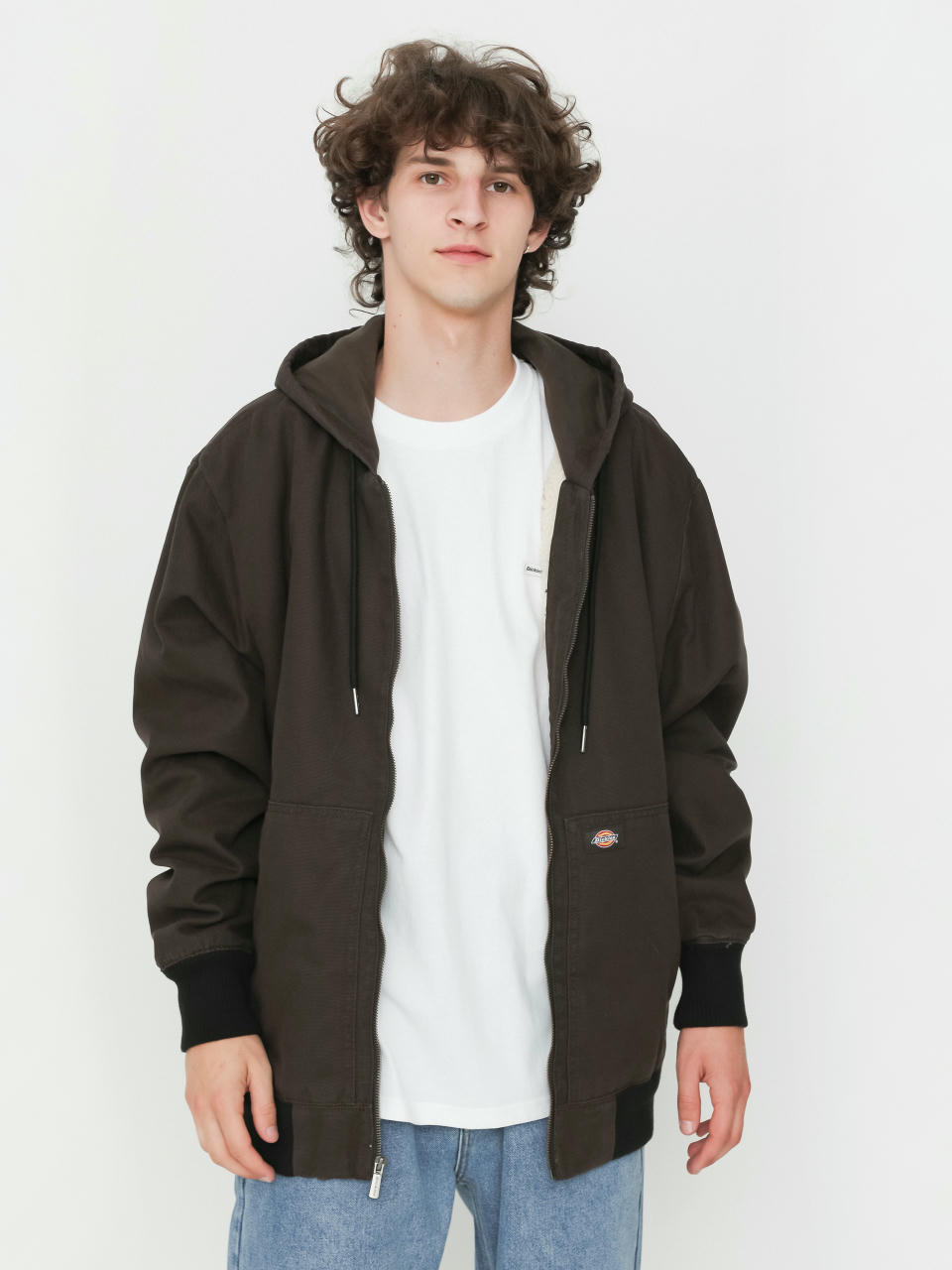 Kurtka Dickies Hooded Duck Canvas (dark brown)