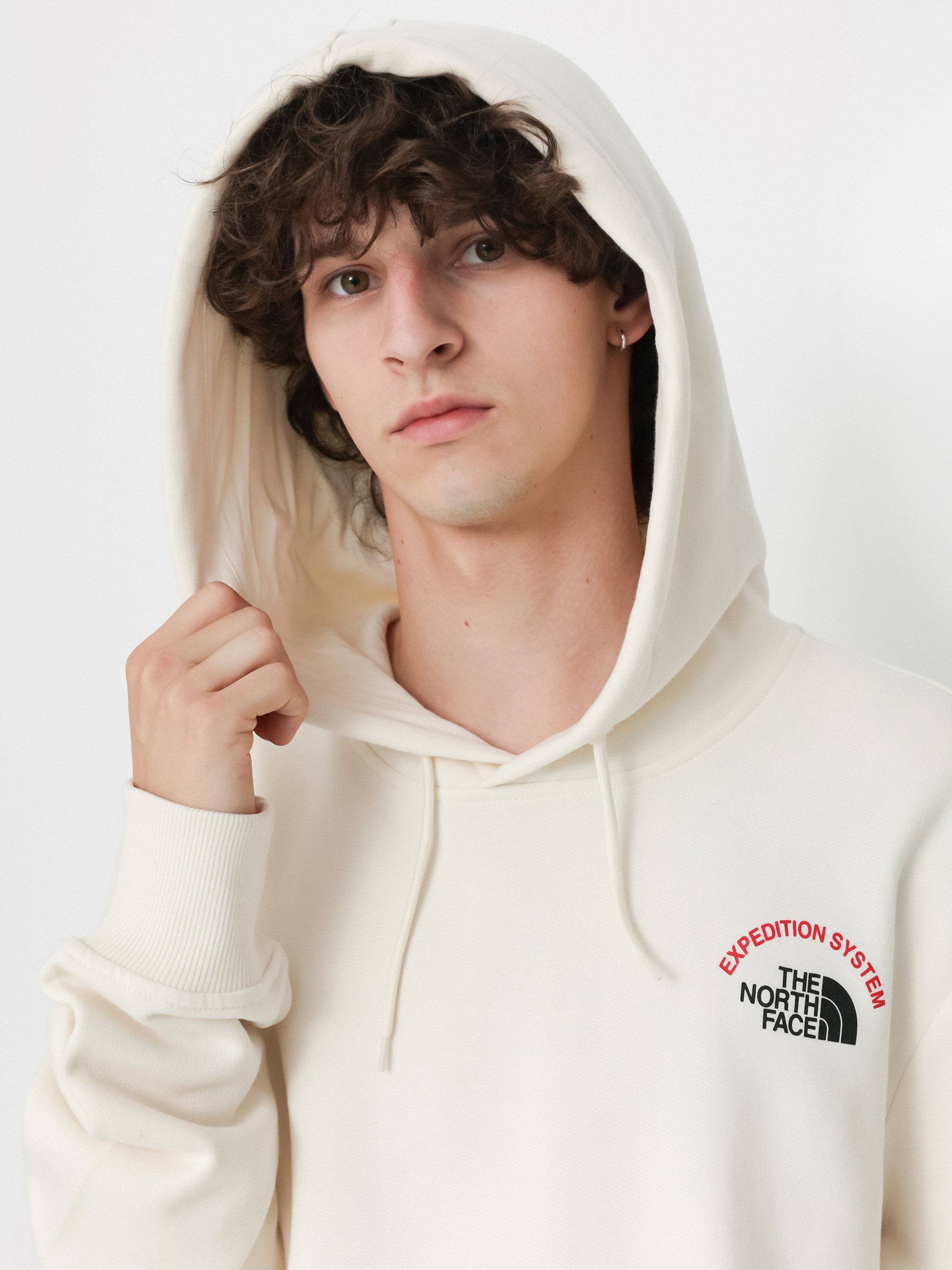 Bluza z kapturem The North Face Expedition System Graphic HD (white dune)