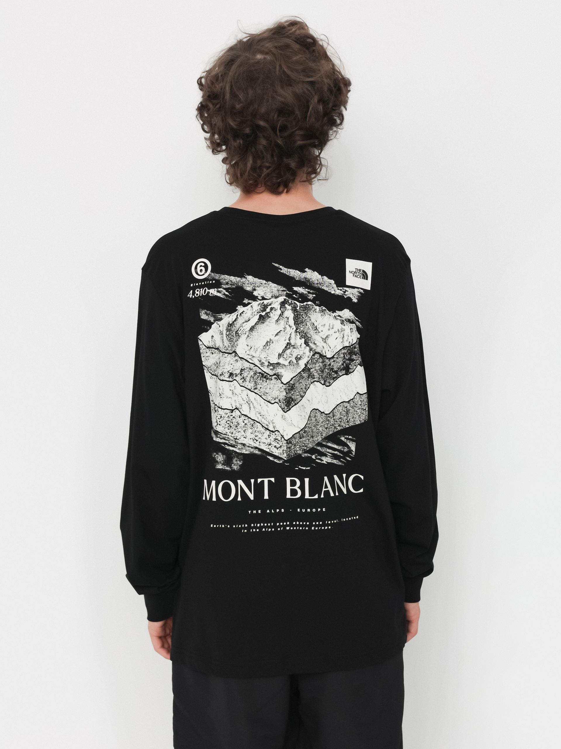 ☆THE NORTH FACE☆ Men's NSE Long Sleeve T-ShirtBLACK Męski odblaskowy T-shirt NSE Box | The North Face PL