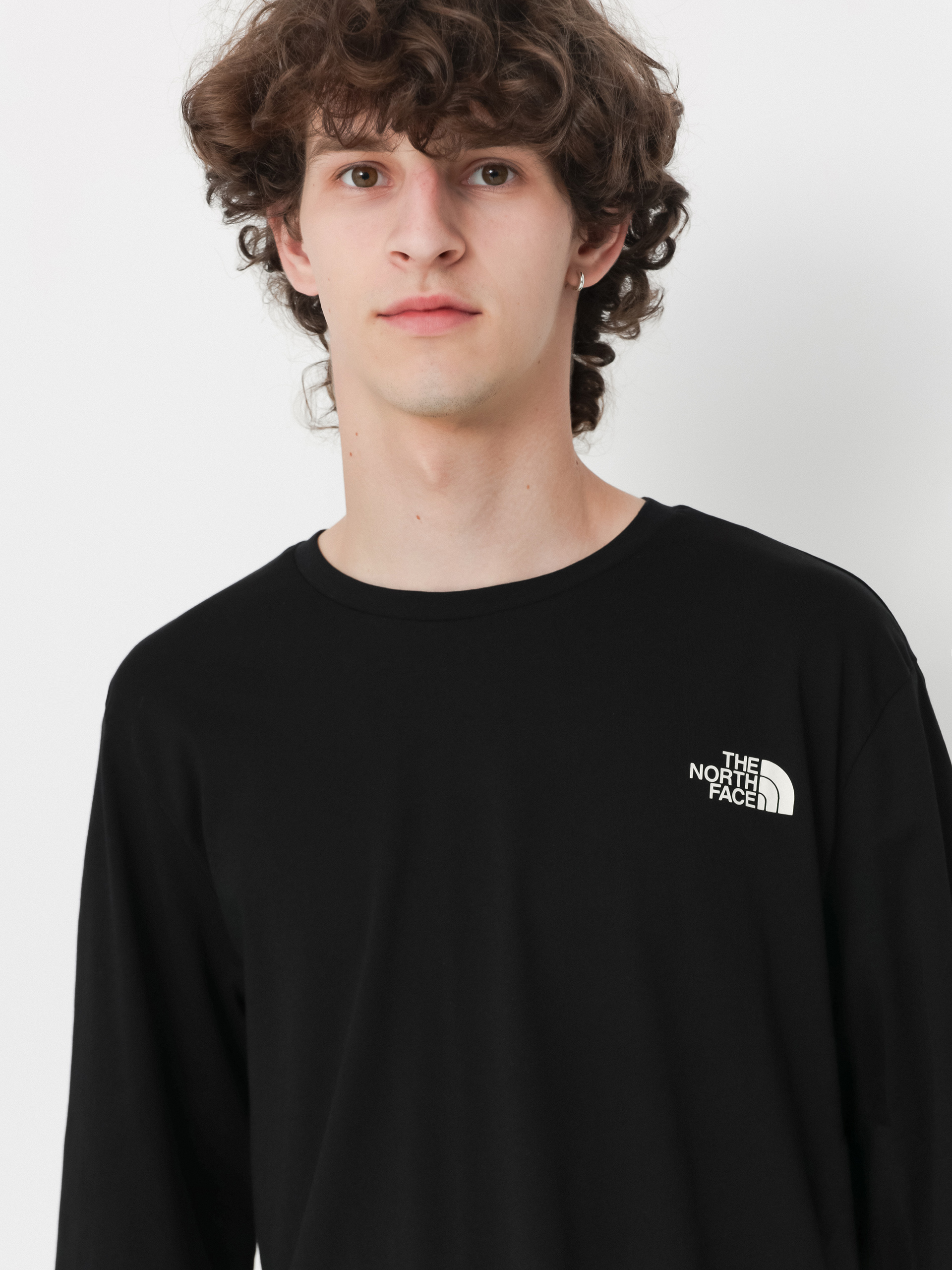Longsleeve The North Face Topographic - czarny (tnf black)