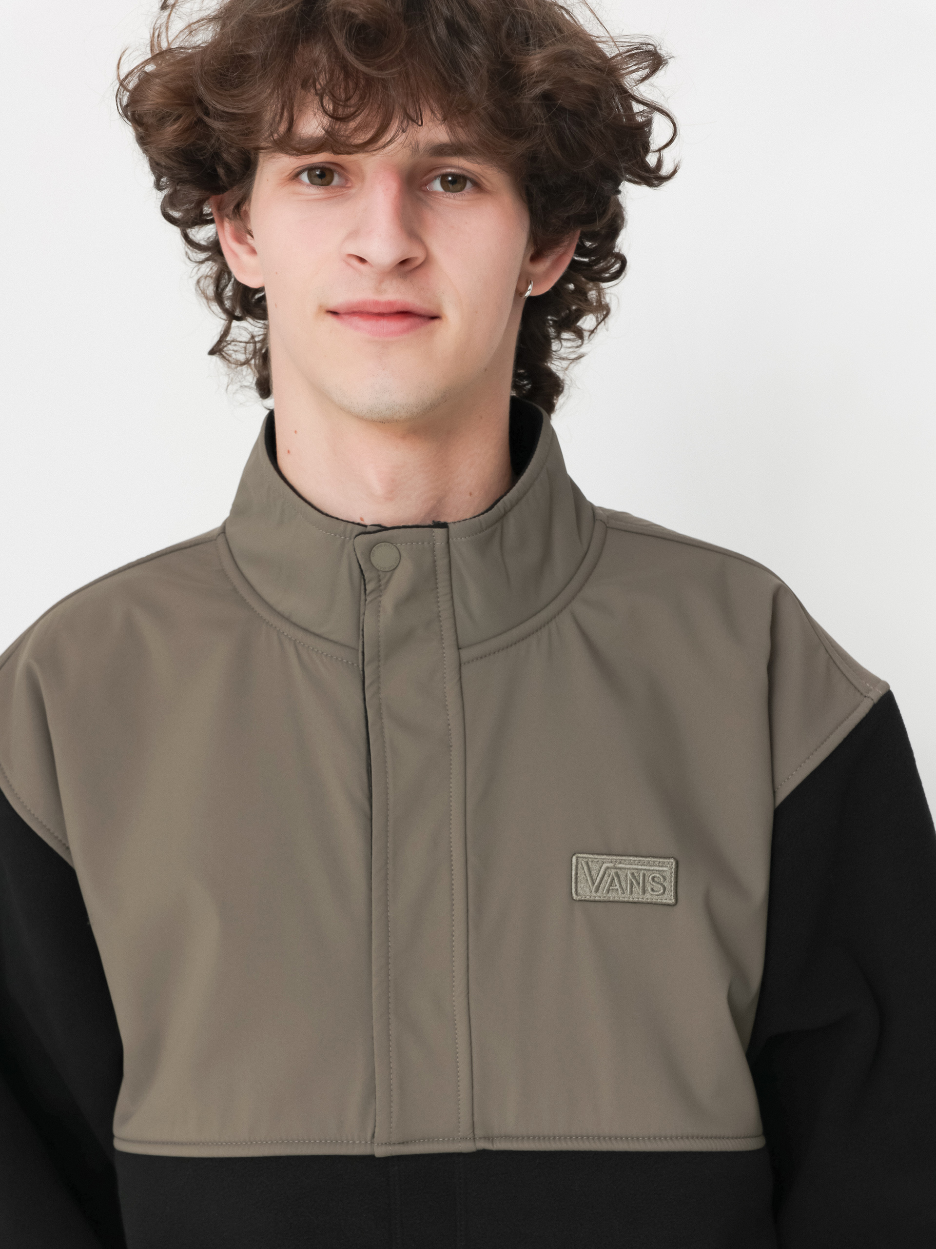 Męski Polar Vans Ranford Polar Fleece Loose Hz (black/bungee cord)