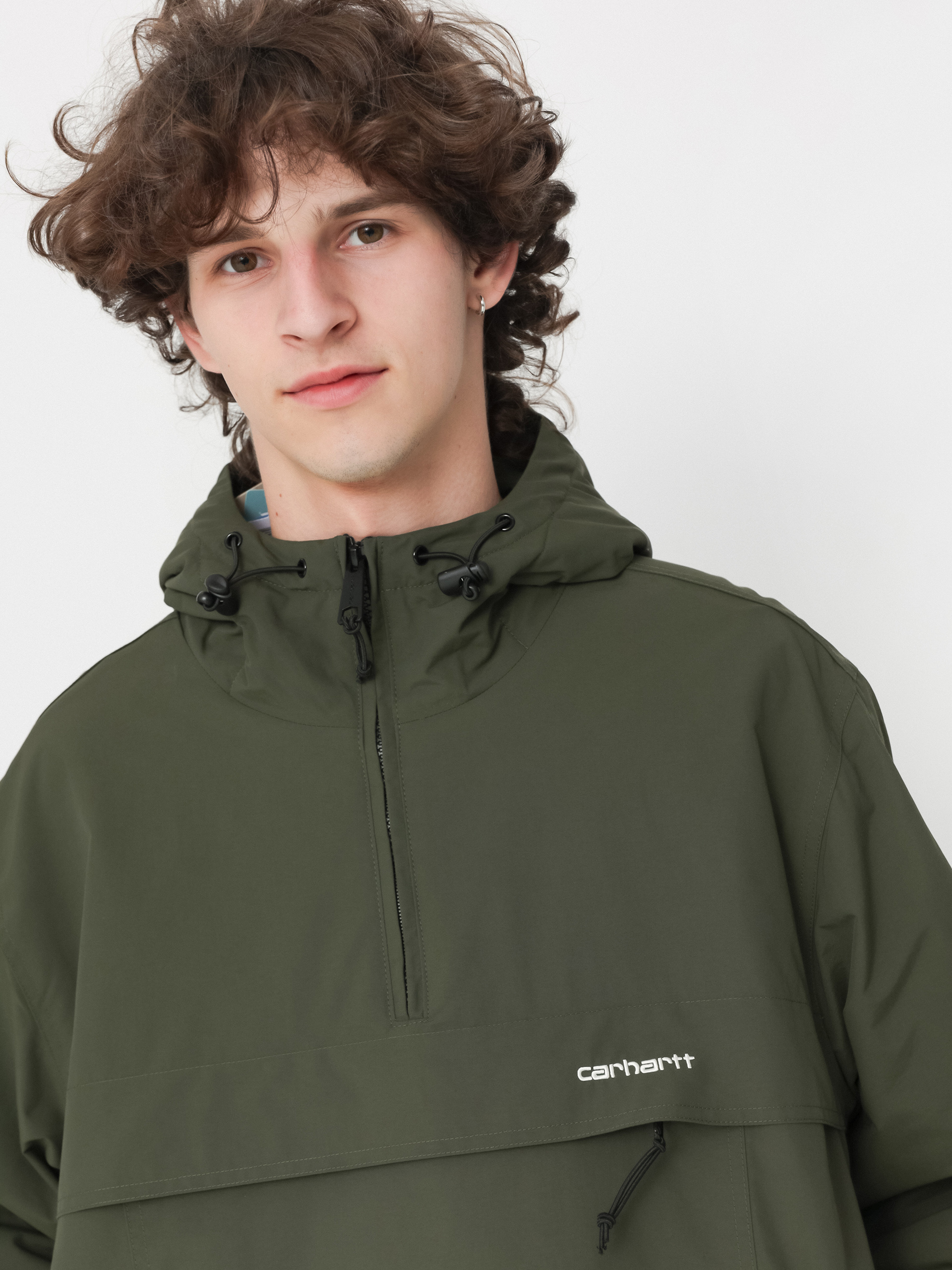 Kurtka Carhartt WIP Windbreaker Pullover (office green/white)