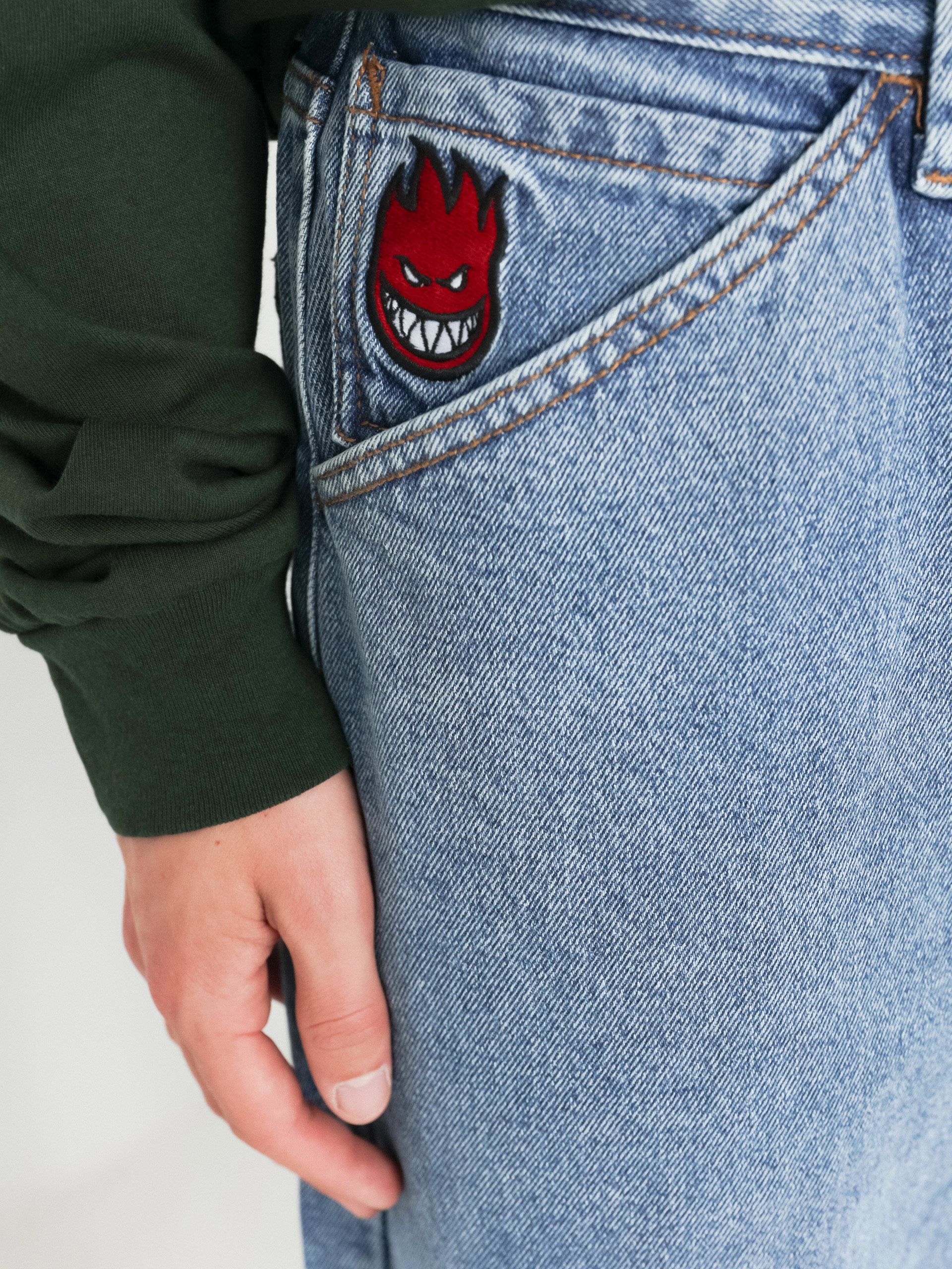 Spodnie Spitfire Big Head Denim (medium stone wash)