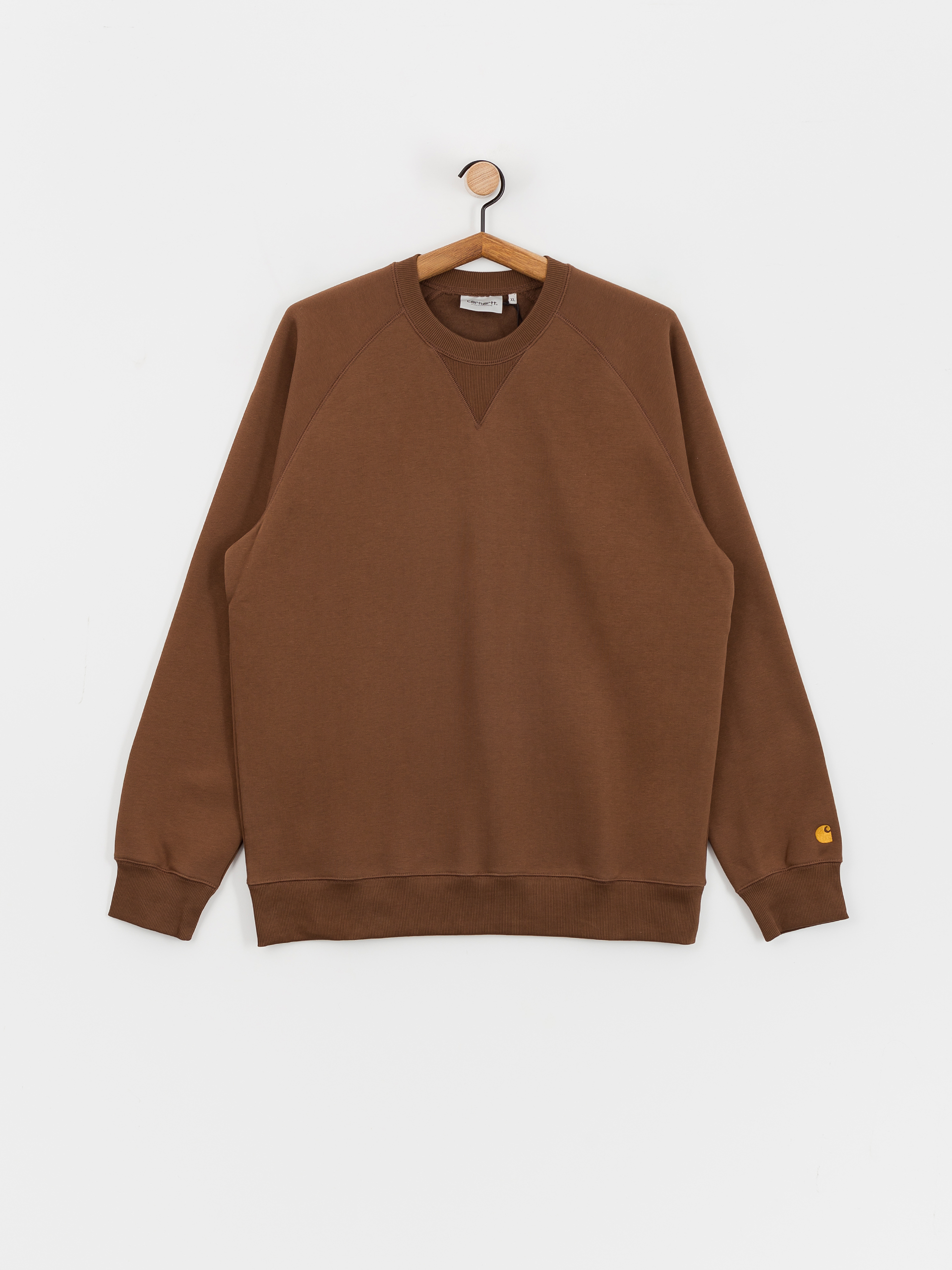 Bluza Carhartt WIP Chase (chocolate/gold)