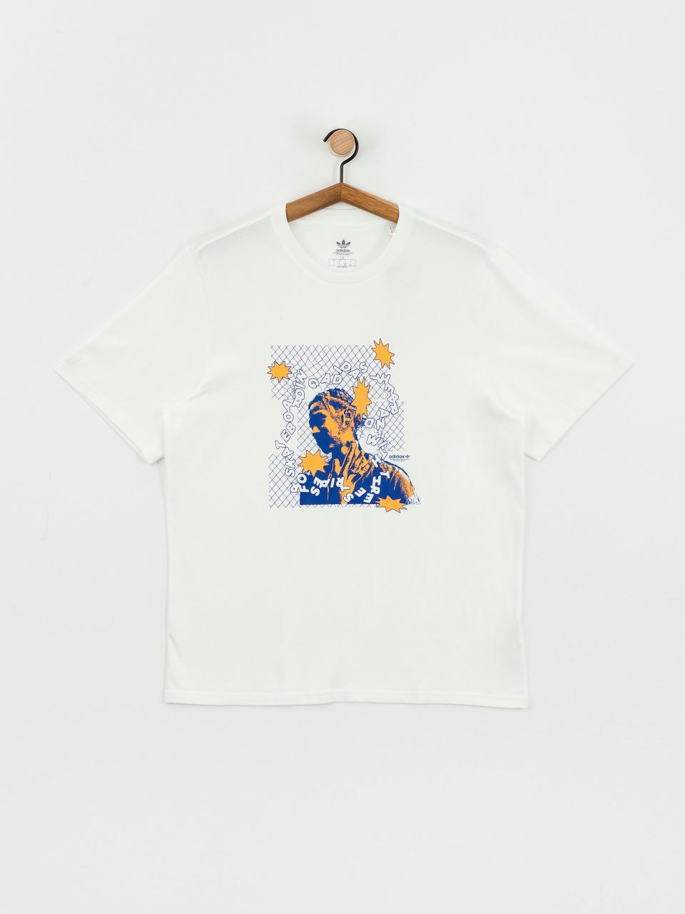 T-shirt adidas Dre (white/royblu/hazora)