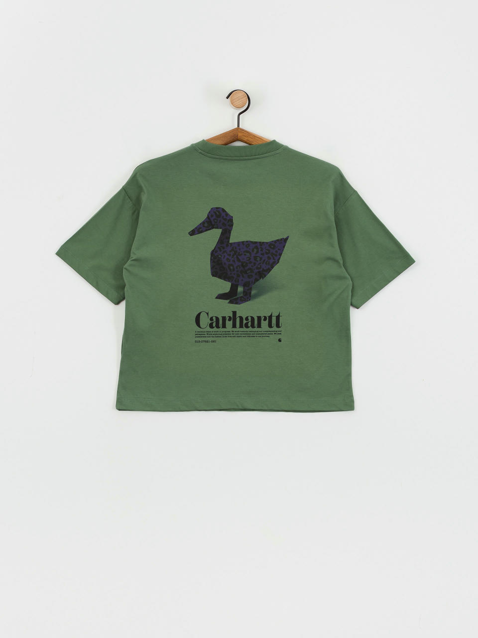 T-shirt Carhartt WIP Fold Leo Wmn (duck green)