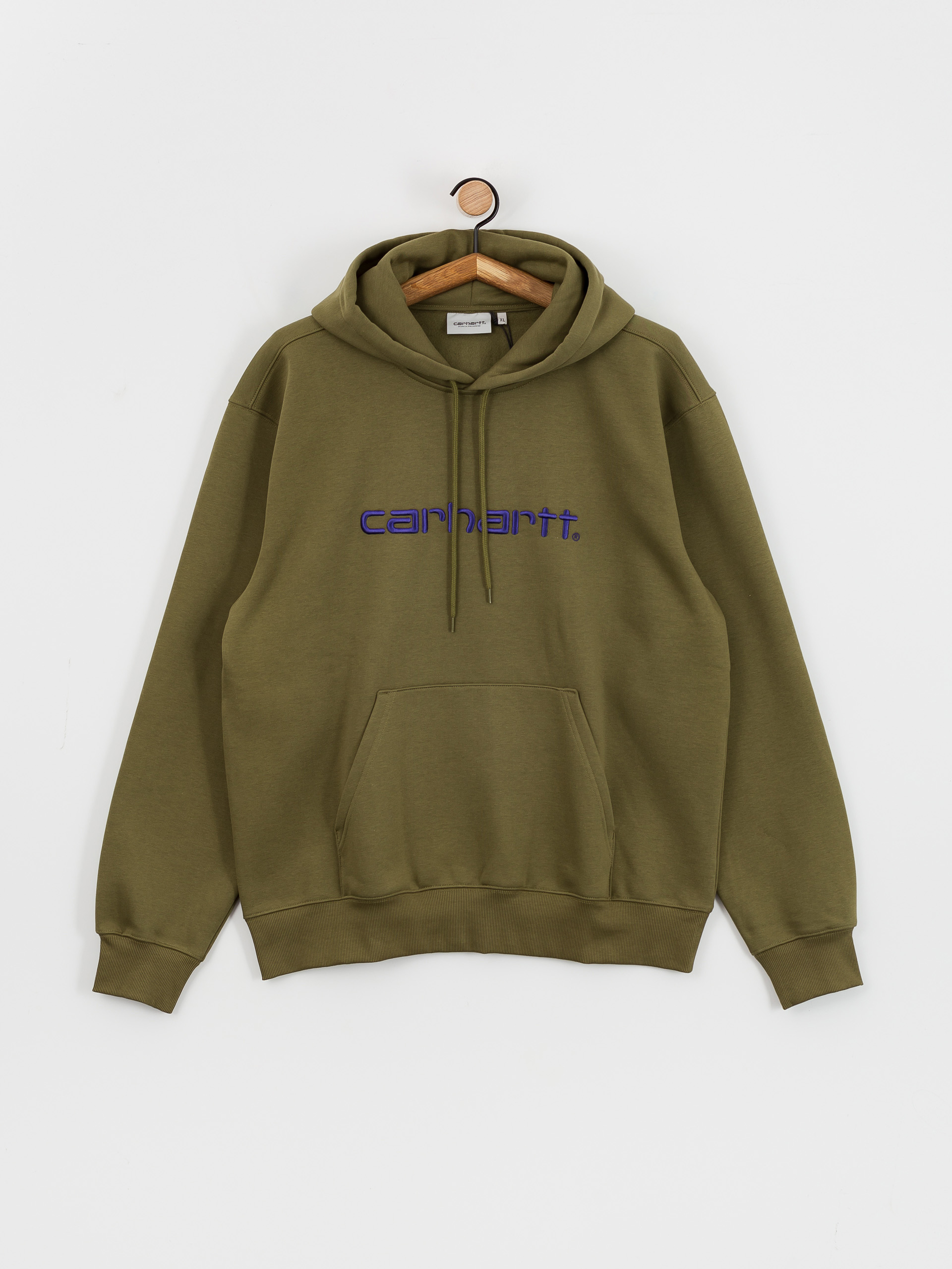 Bluza z kapturem Carhartt WIP Carhartt HD (capulet/aura)