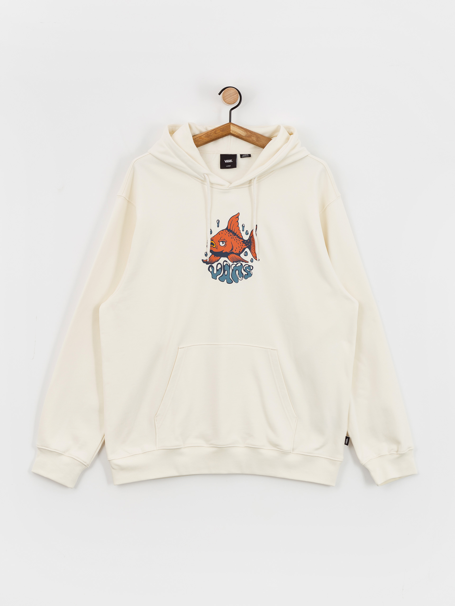 Bluza z kapturem Vans Fish Loose HD (marshmallow)
