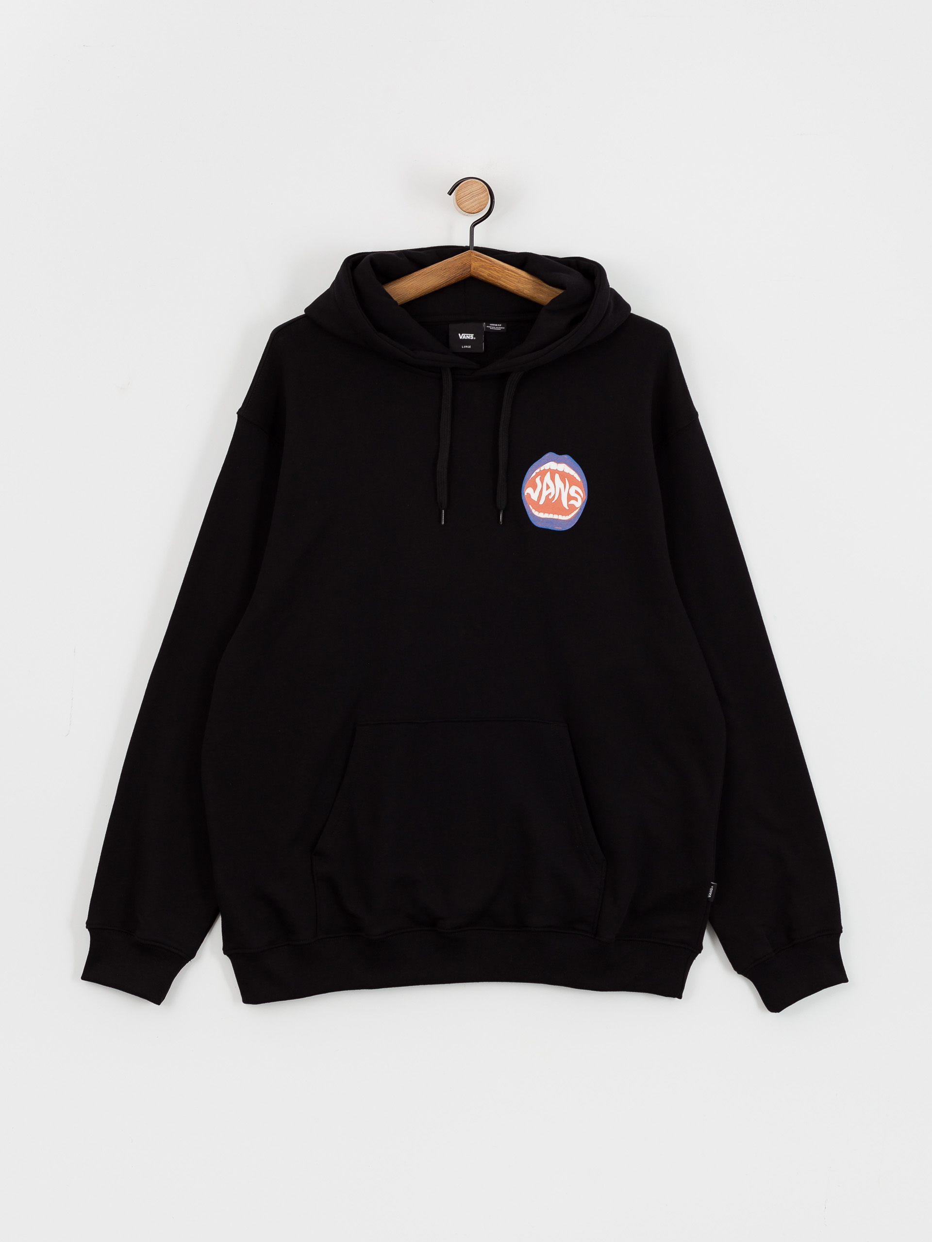 Bluza z kapturem Vans OG Open Mouth Loose HD (black)