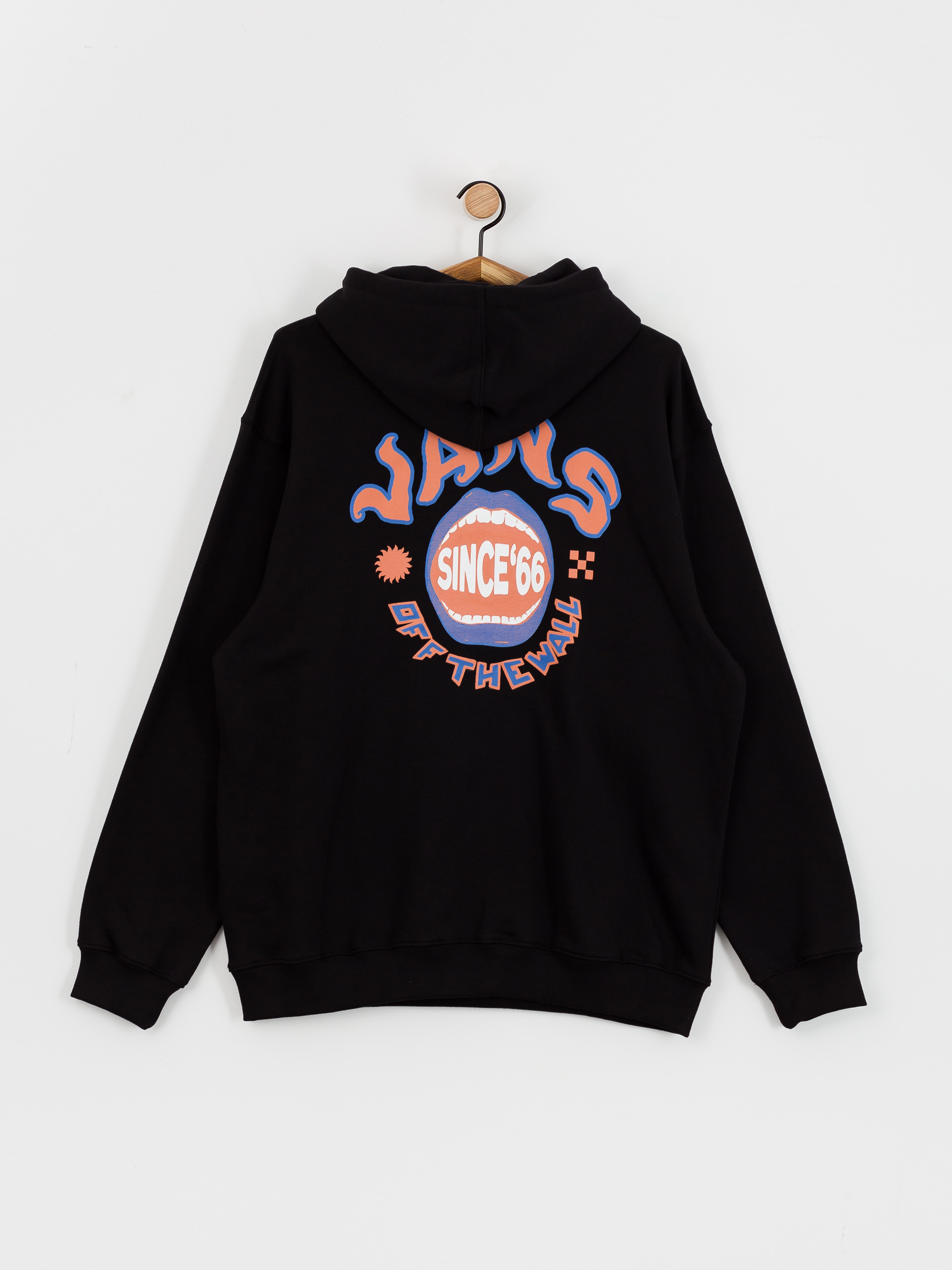 Bluza z kapturem Vans OG Open Mouth Loose HD (black)