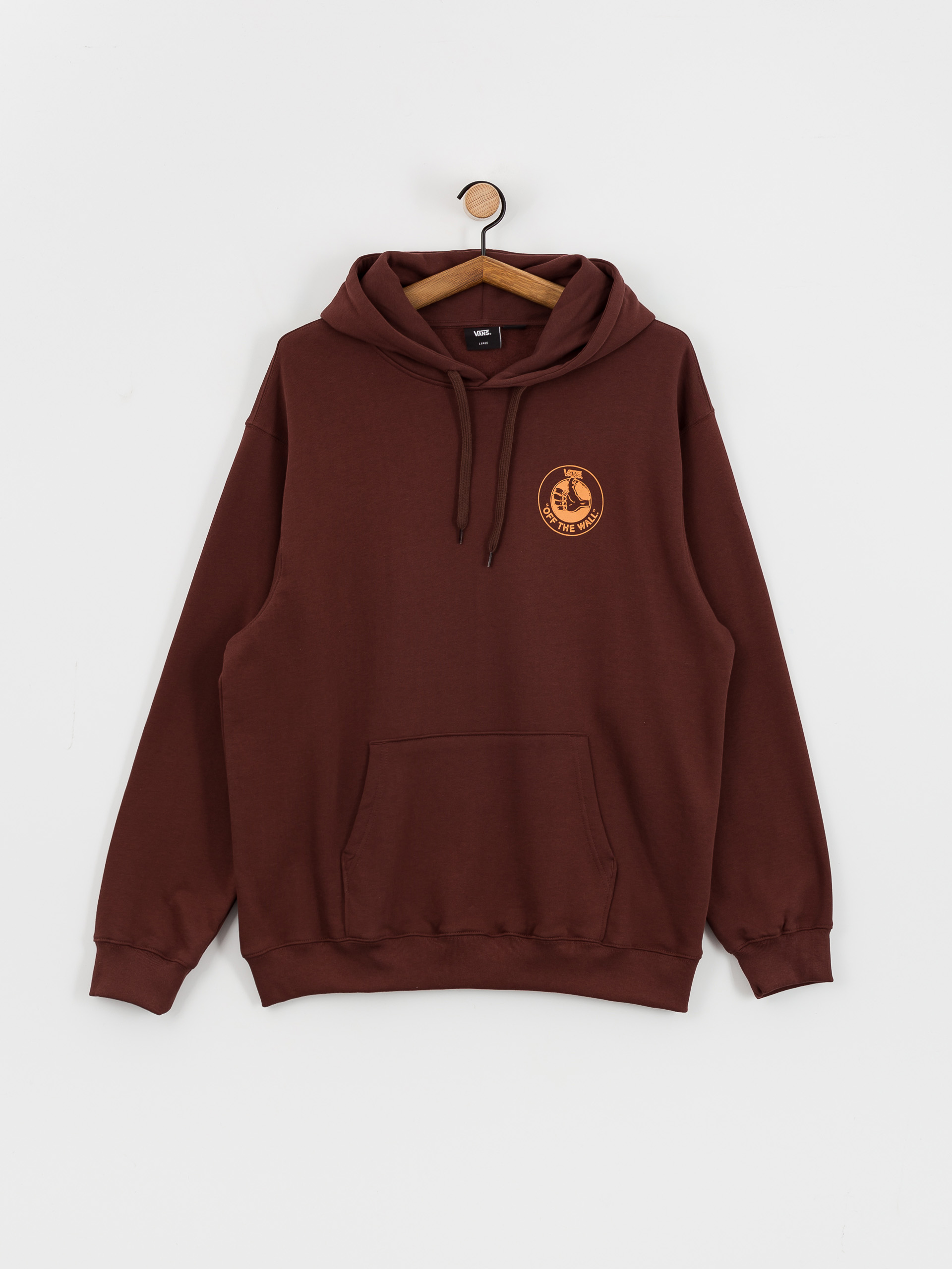 Bluza z kapturem Vans Thumb Logo Loose HD (bitter chocolate)