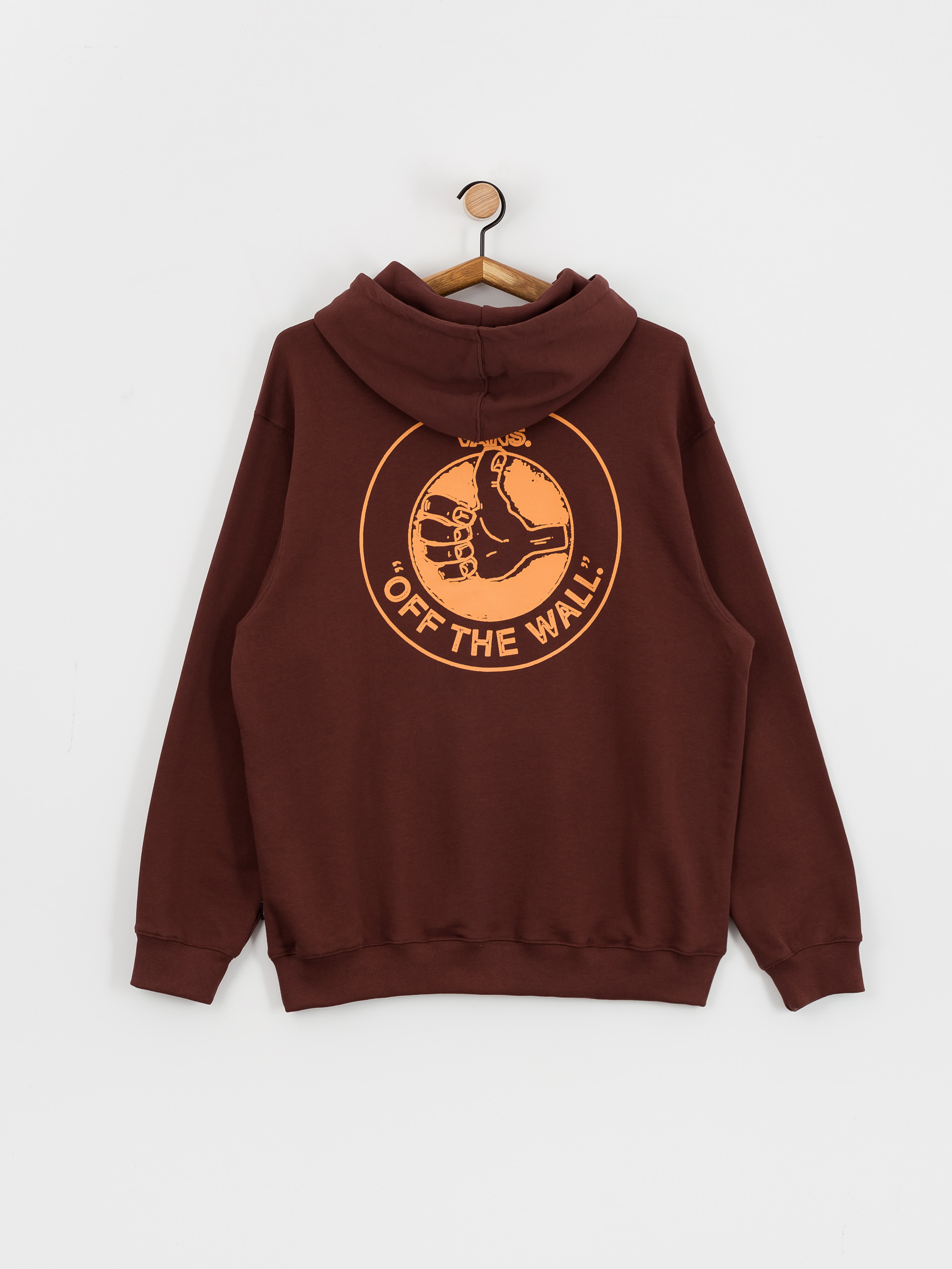 Bluza z kapturem Vans Thumb Logo Loose HD (bitter chocolate)