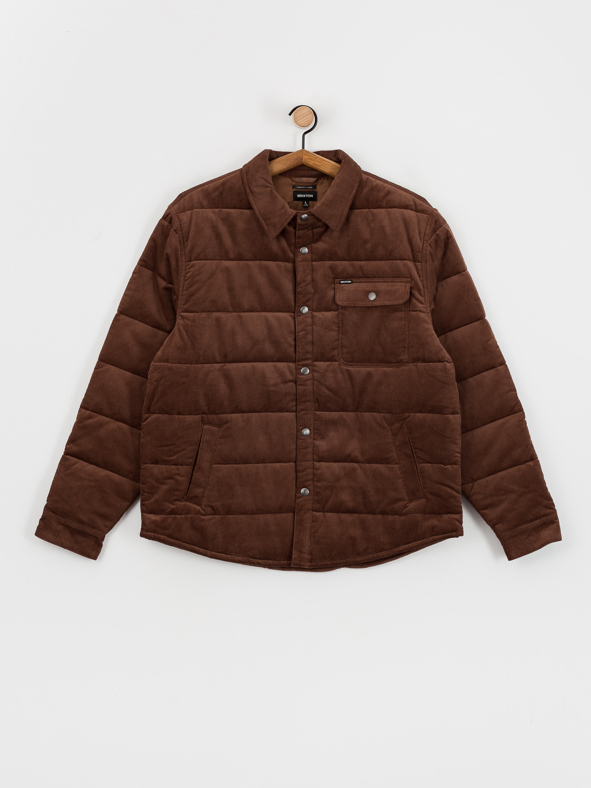 Kurtka Brixton Cass (pinecone brown cord)