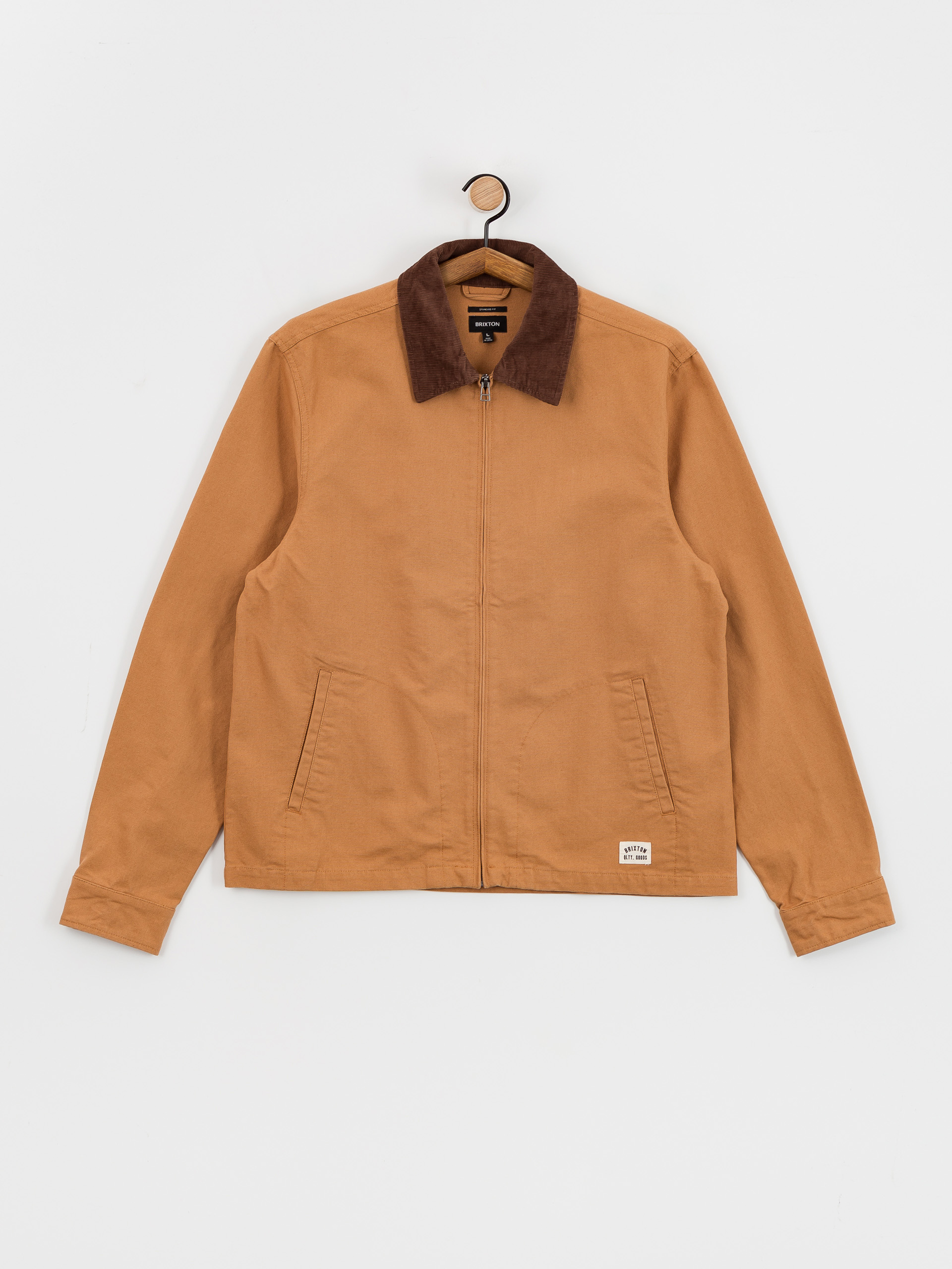 Kurtka Brixton Mechanic Garage Zip (tobacco brown)