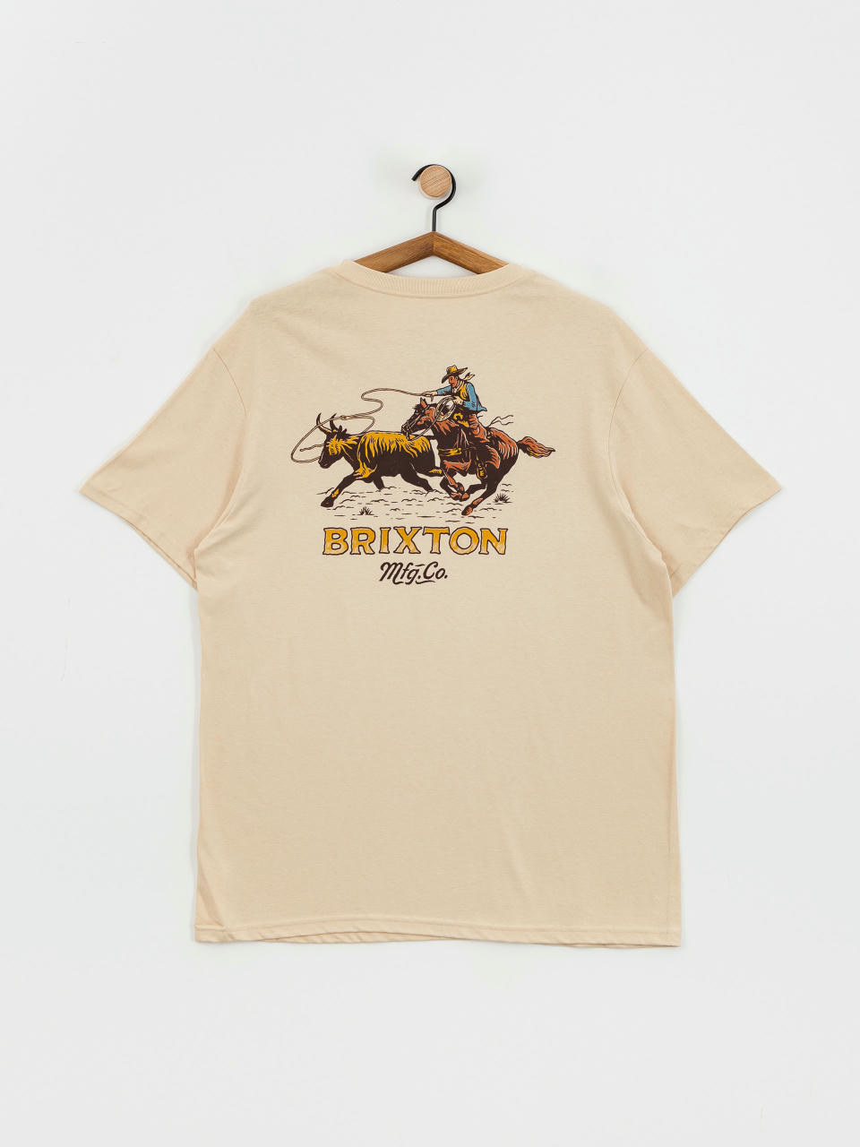 T-shirt Brixton Wrangling Stt (cream)