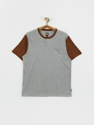 T-shirt Brixton 20Th Anniversary Detroit Pkt (heather grey/pinecone brown)