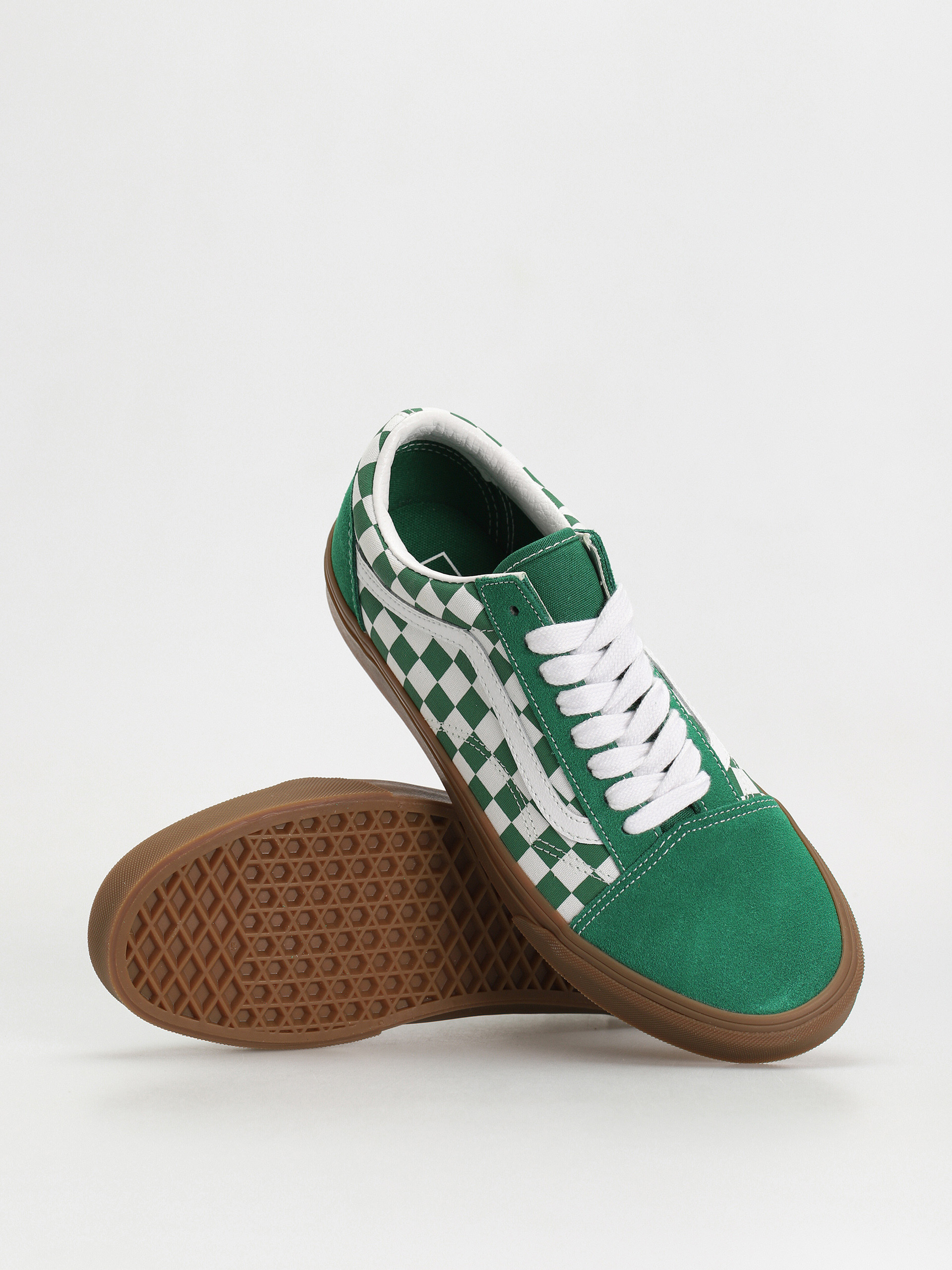 Buty Vans Old Skool (fat lace checker green)