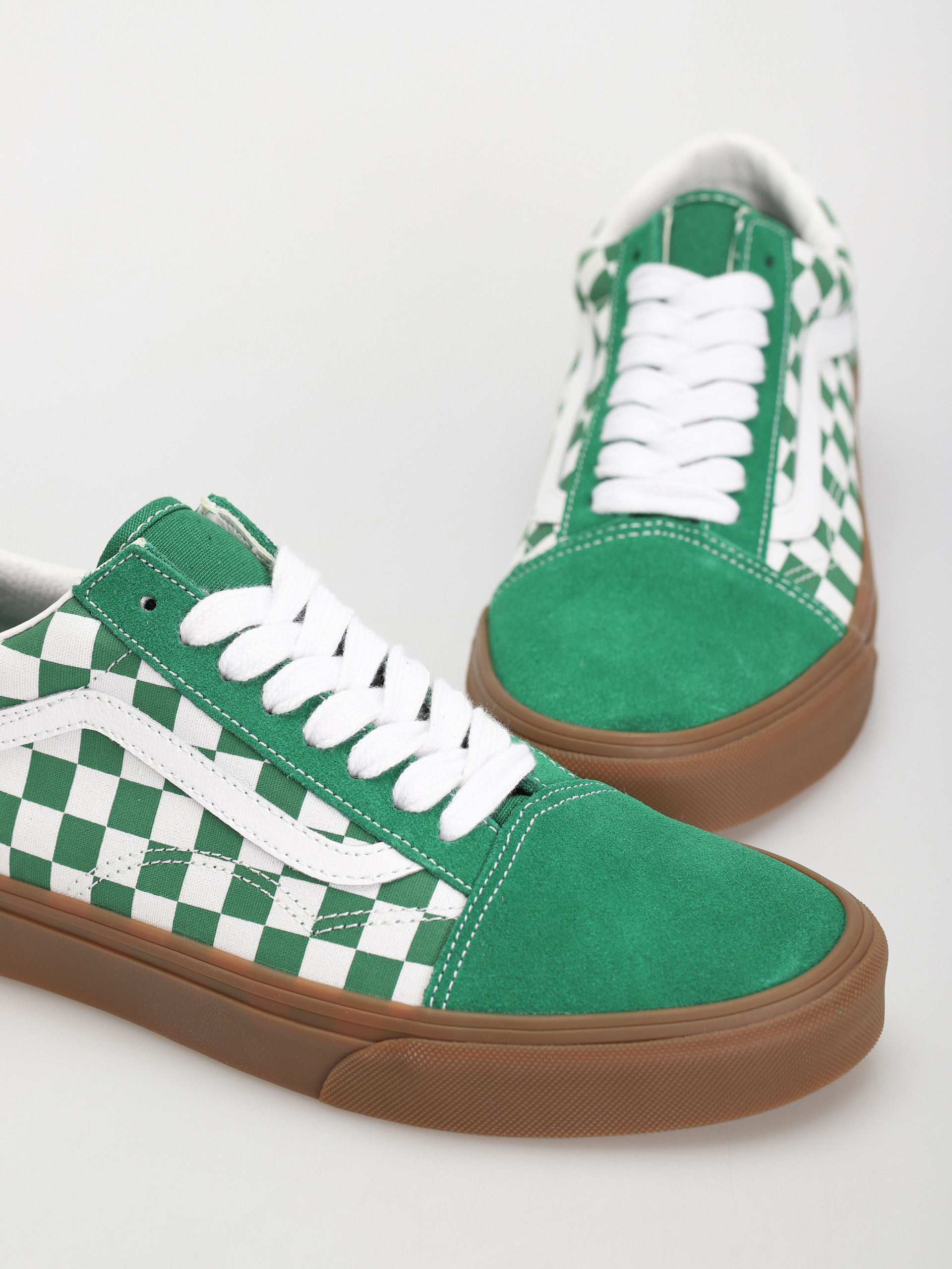 Buty Vans Old Skool (fat lace checker green)
