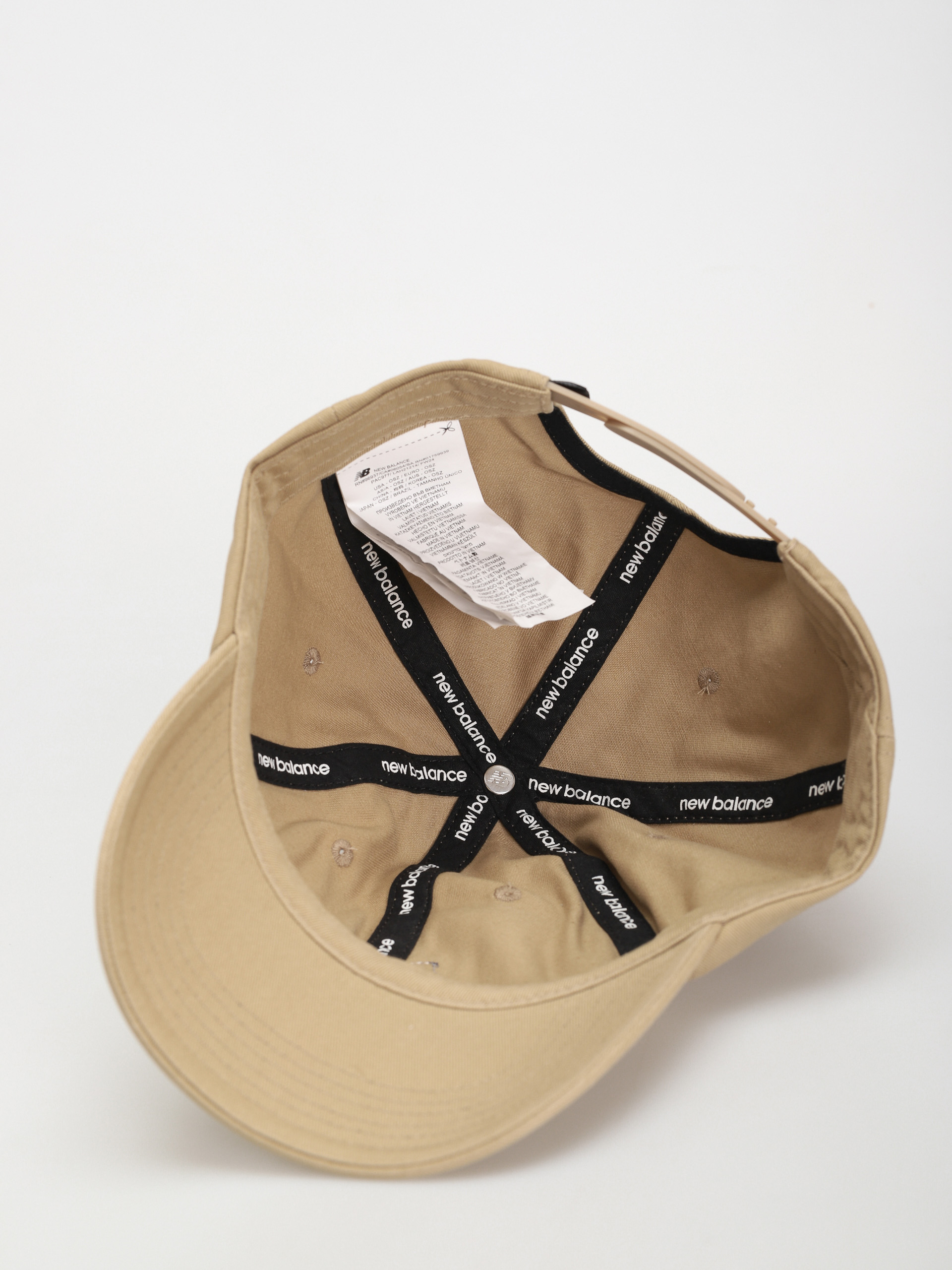 Czapka z daszkiem New Balance 6 Panel Block N Snapback (stoneware)