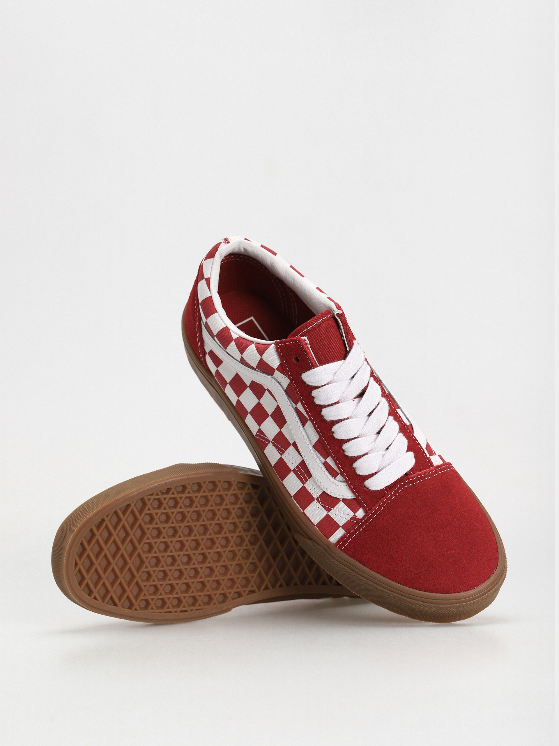 Buty Vans Old Skool (fat lace checker red)