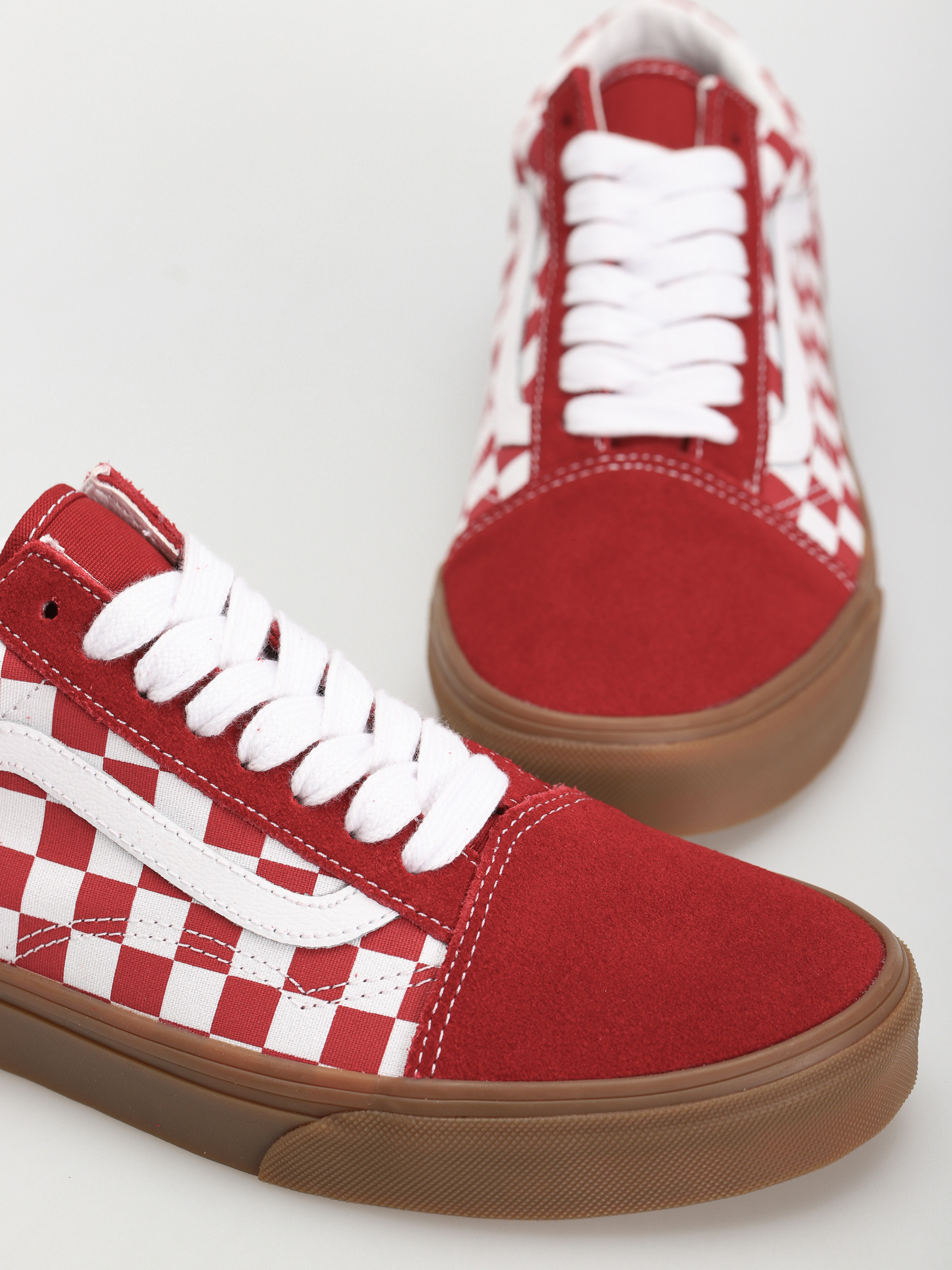 Buty Vans Old Skool (fat lace checker red)