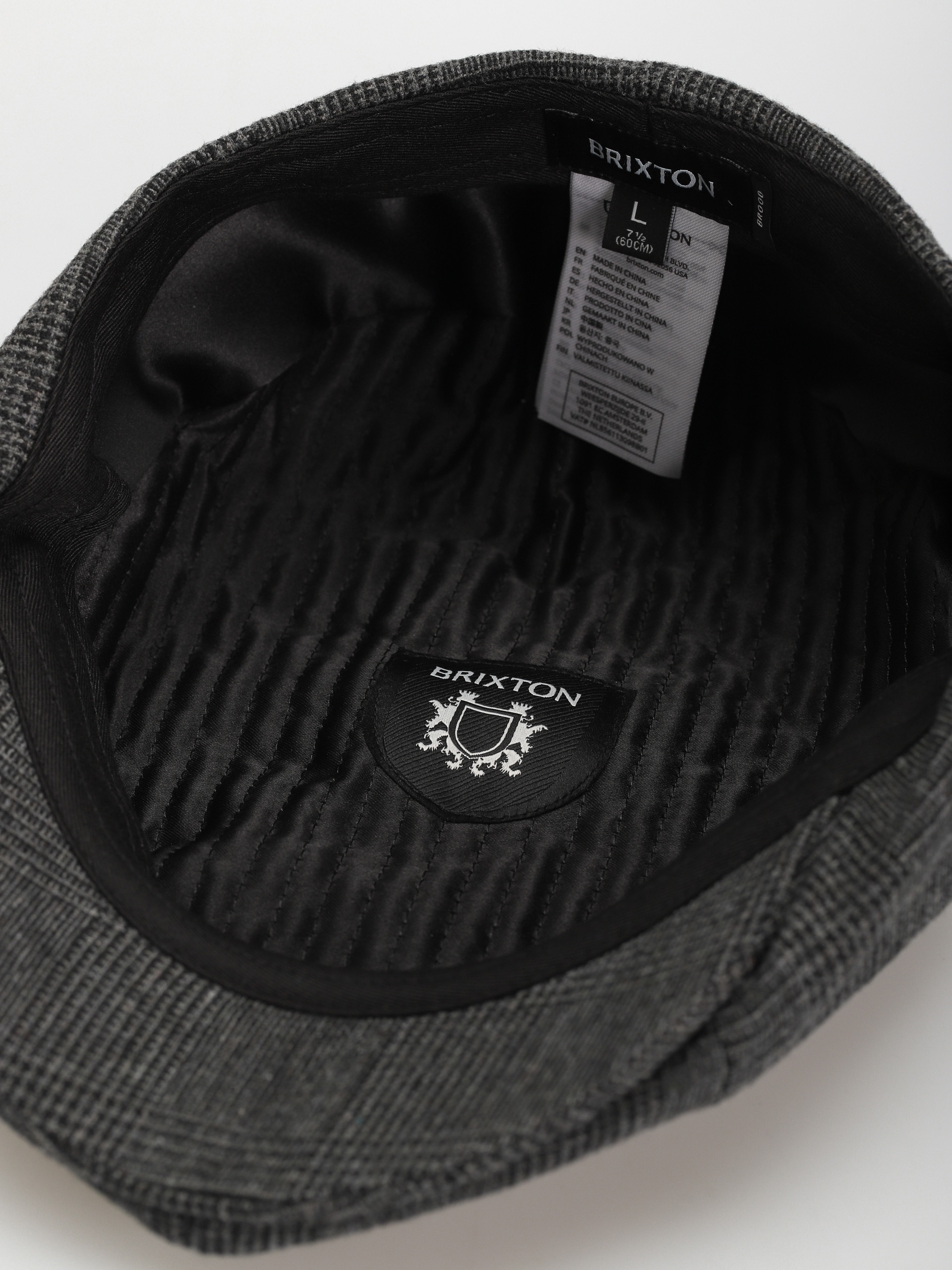 Kaszkiet Brixton Brood Snap Cap (charcoal)