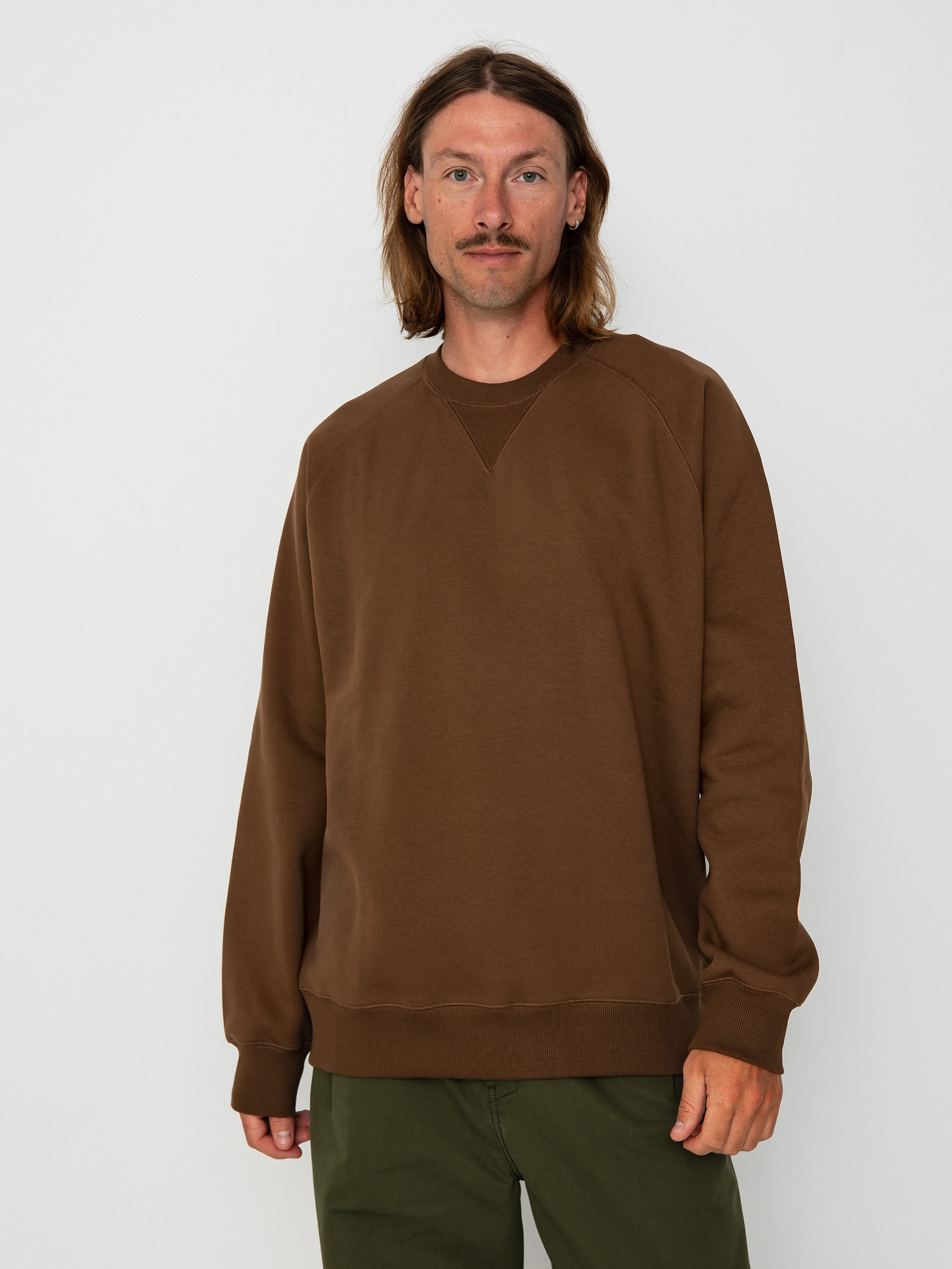 Bluza Carhartt WIP Chase (chocolate/gold)