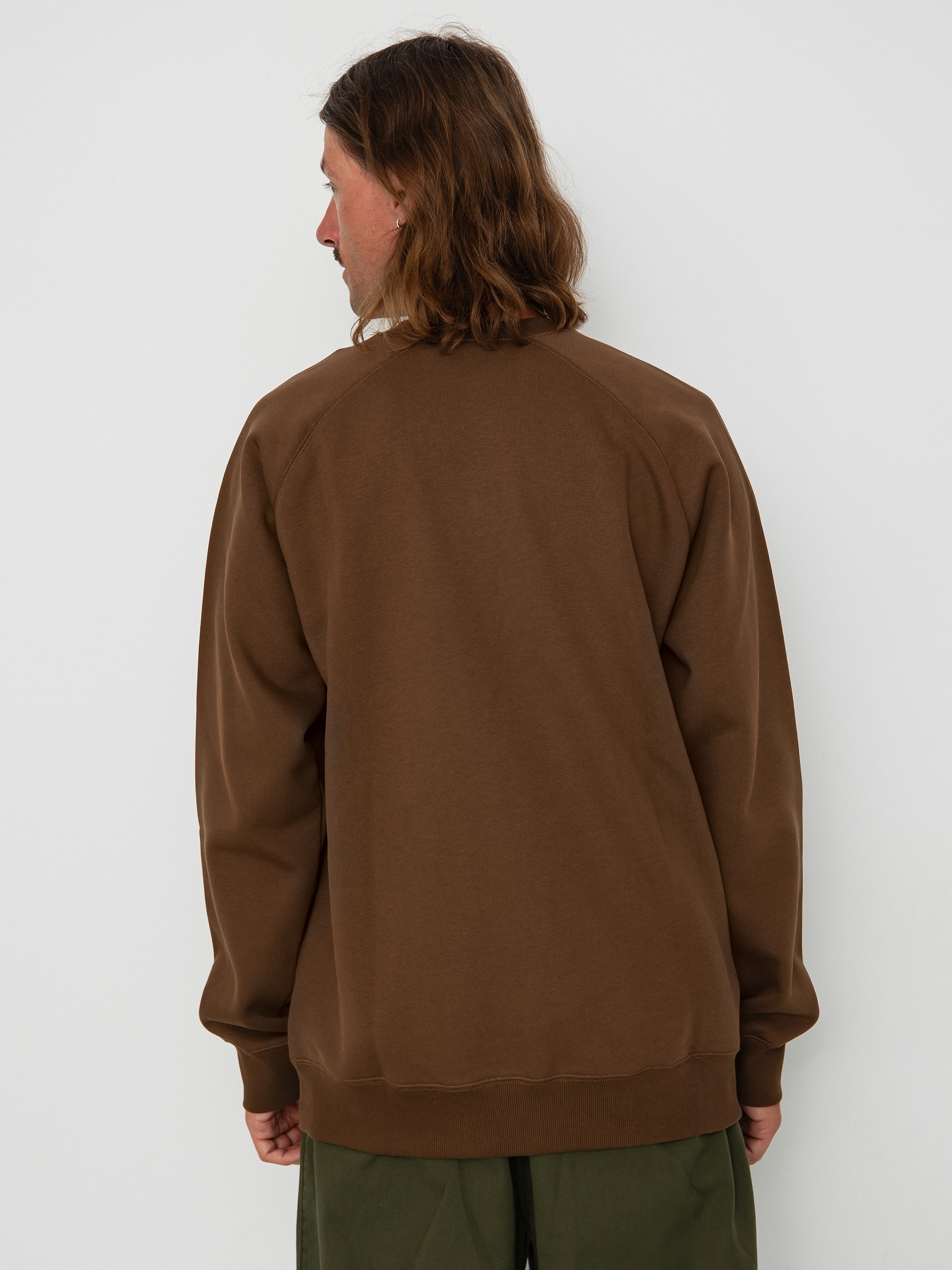 Bluza Carhartt WIP Chase (chocolate/gold)