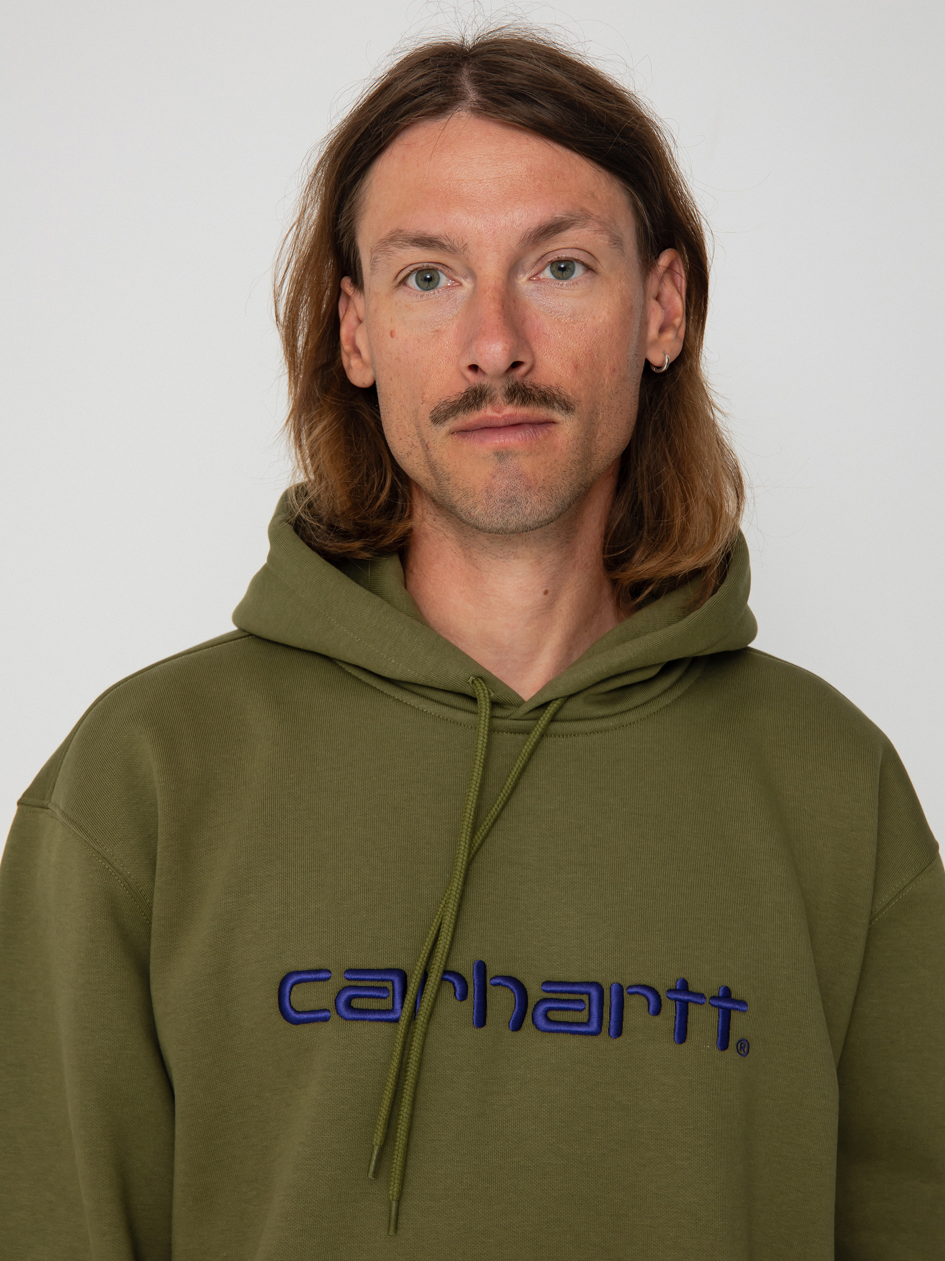 Bluza z kapturem Carhartt WIP Carhartt HD (capulet/aura)