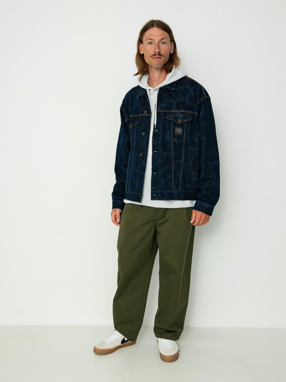 Kurtka Carhartt WIP Duck Helston (camo duck/blue)