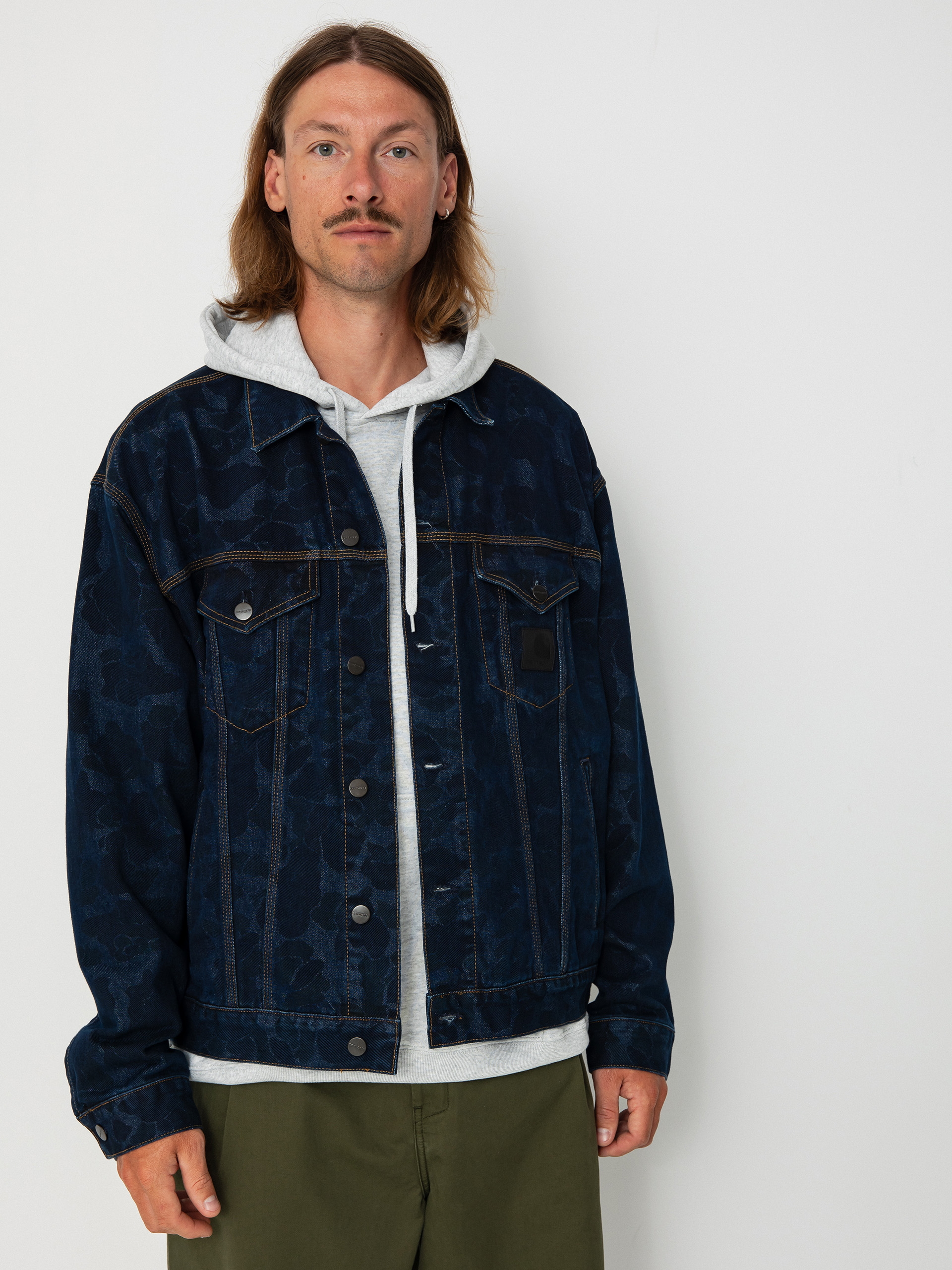 Kurtka Carhartt WIP Duck Helston (camo duck/blue)