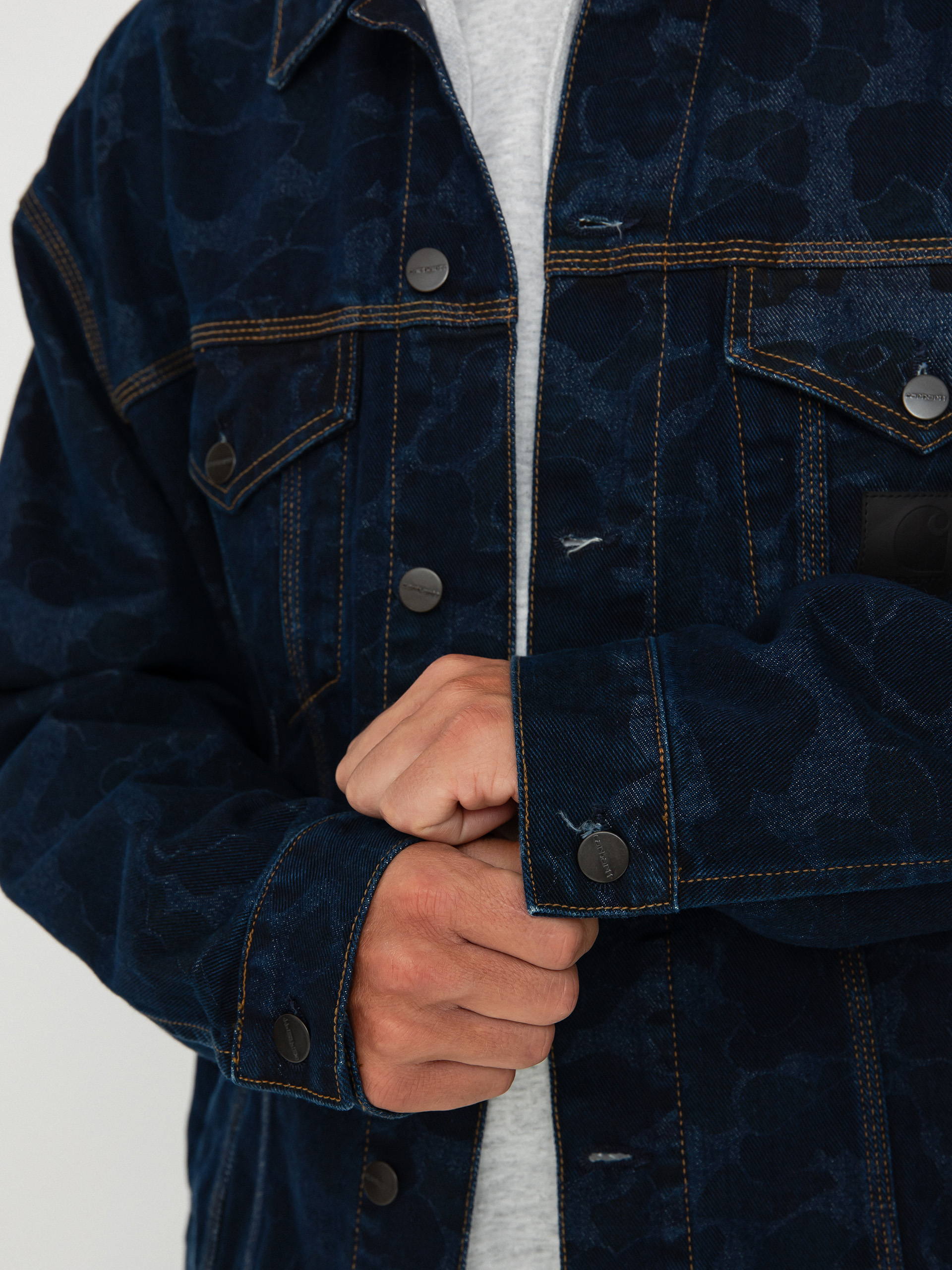 Kurtka Carhartt WIP Duck Helston (camo duck/blue)