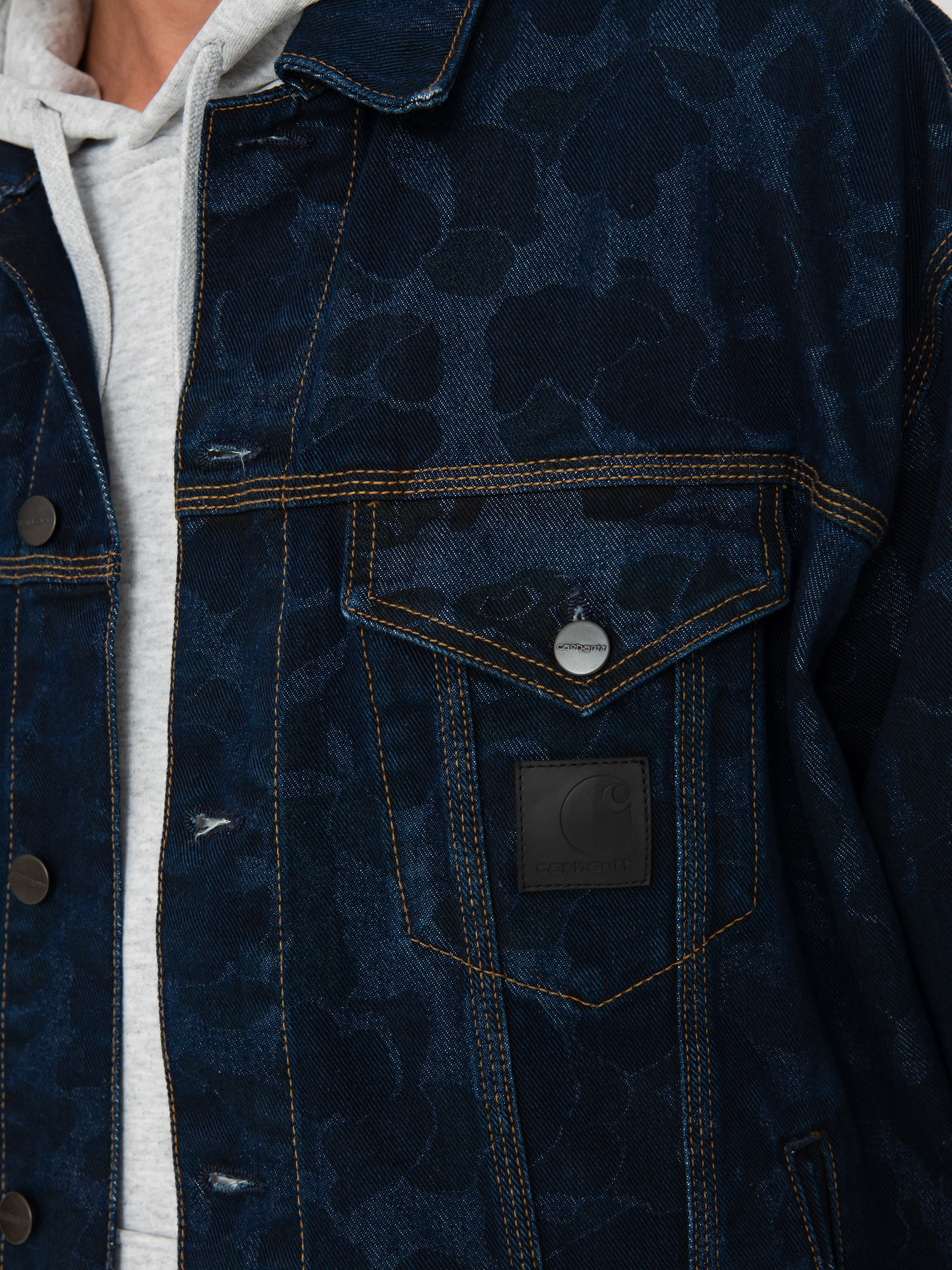 Kurtka Carhartt WIP Duck Helston (camo duck/blue)