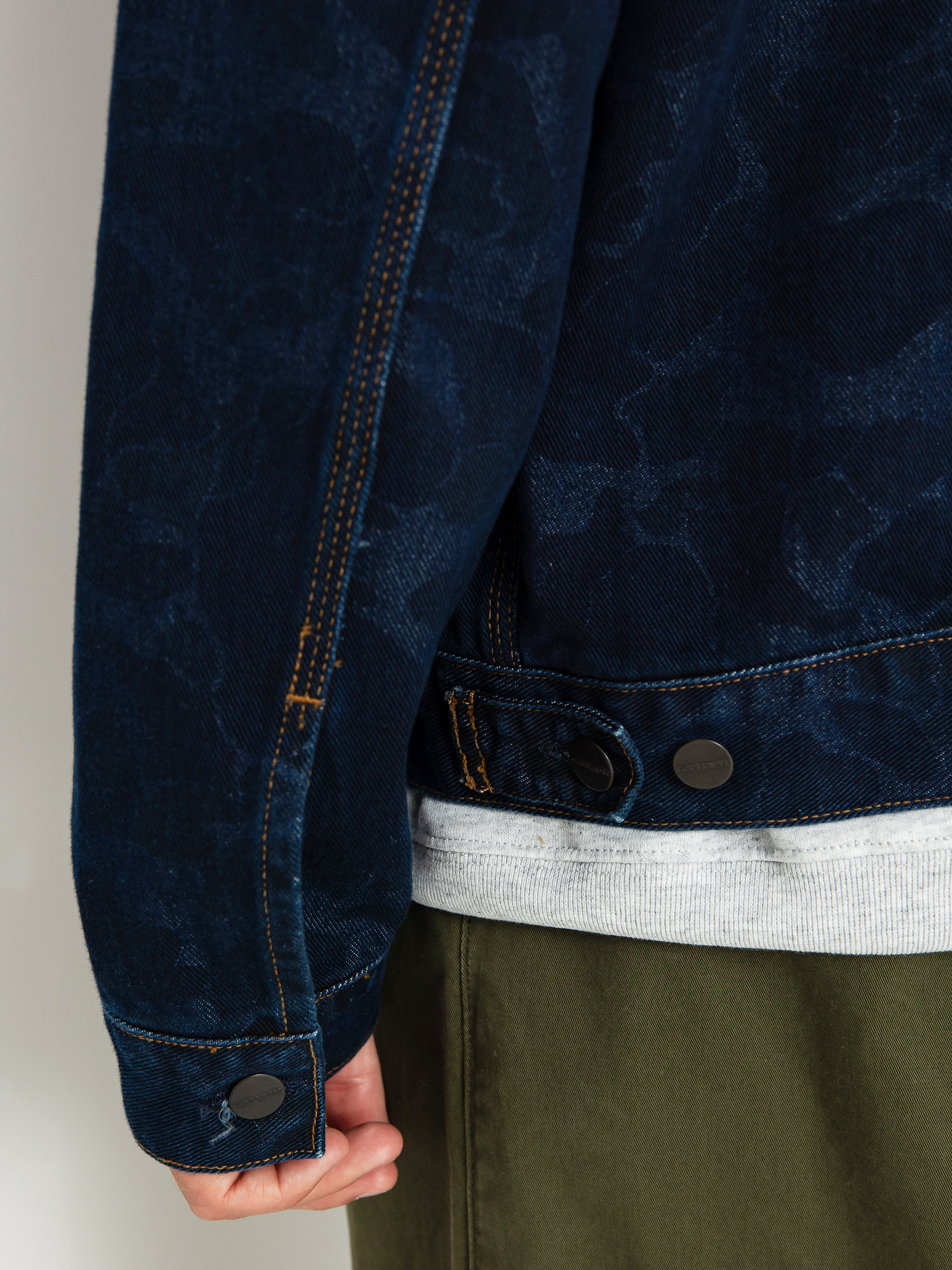 Kurtka Carhartt WIP Duck Helston (camo duck/blue)