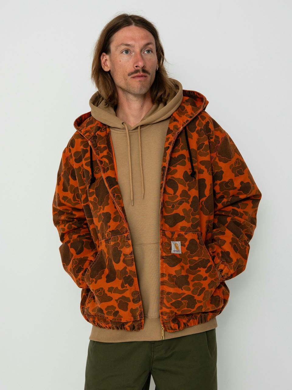 Kurtka Carhartt WIP Duck Active (camo duck/green/turmeric)