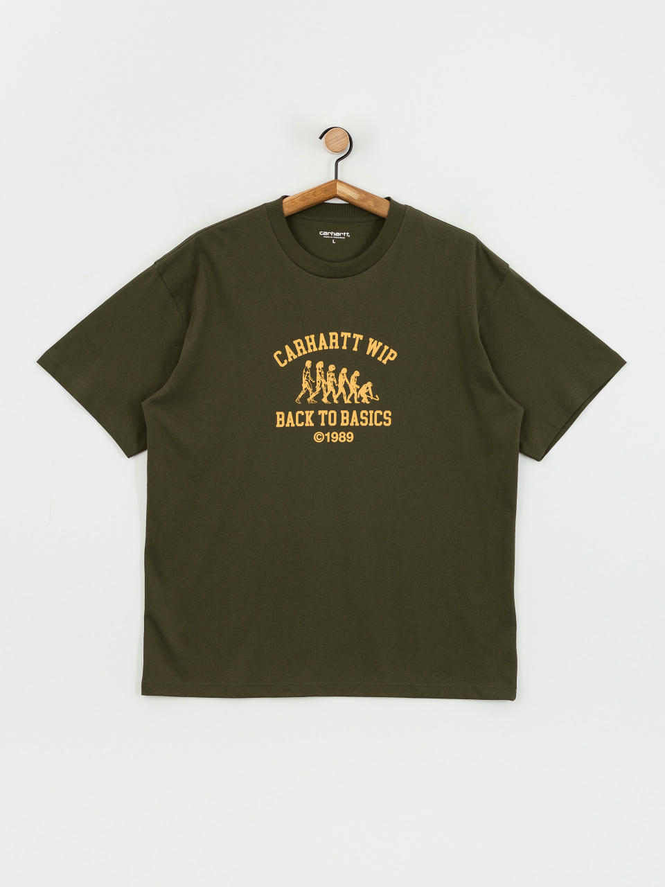 T-shirt Carhartt WIP Basics (office green/winter spice)