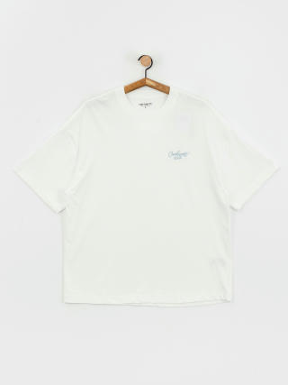 T-shirt Carhartt WIP Signature Script (white/dusty ice)