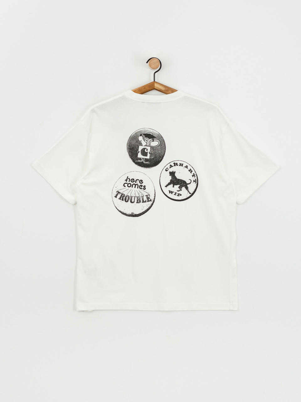 T-shirt Carhartt WIP Pins (white/black)