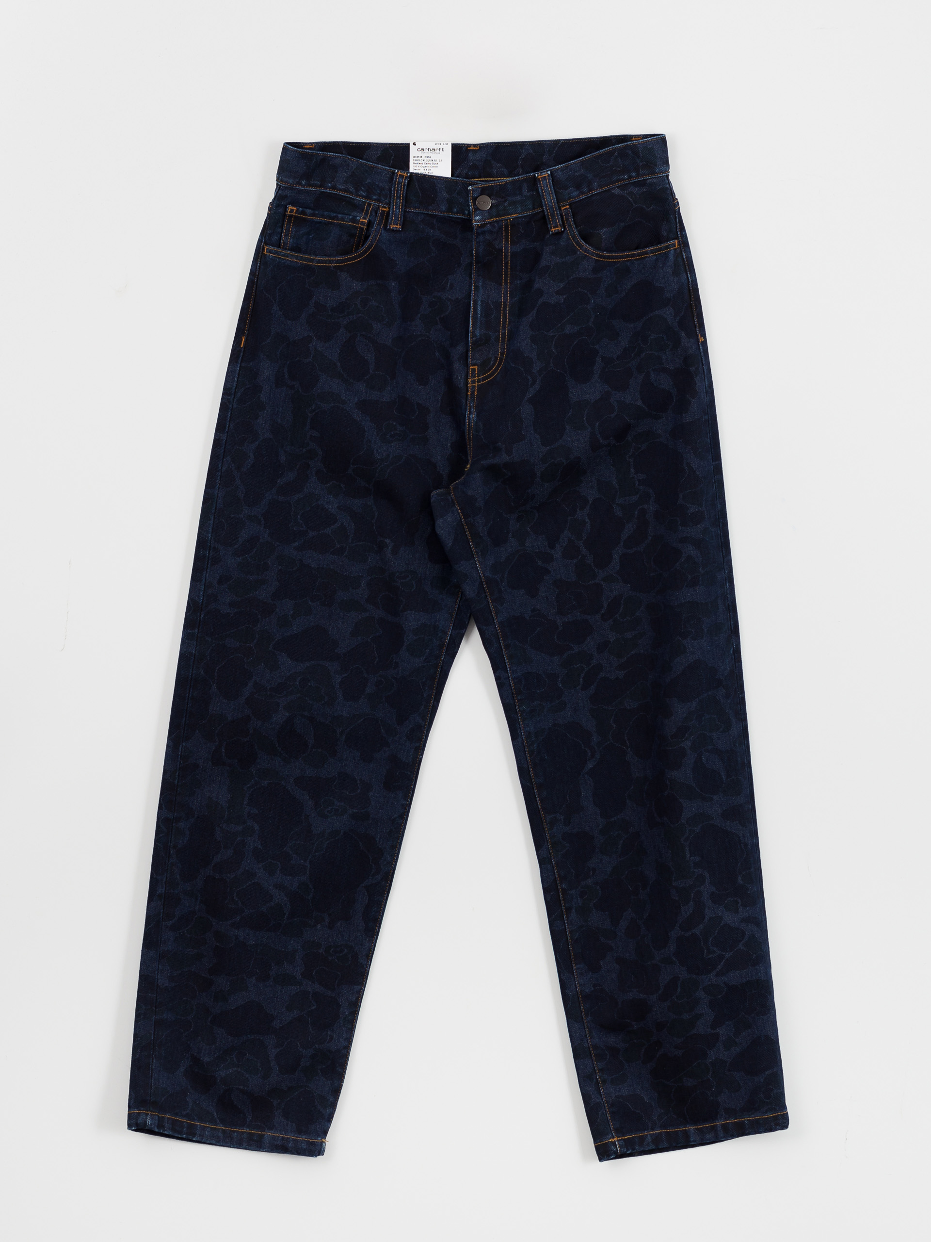 Spodnie Carhartt WIP Duck Landon - granatowy (camo duck/blue)