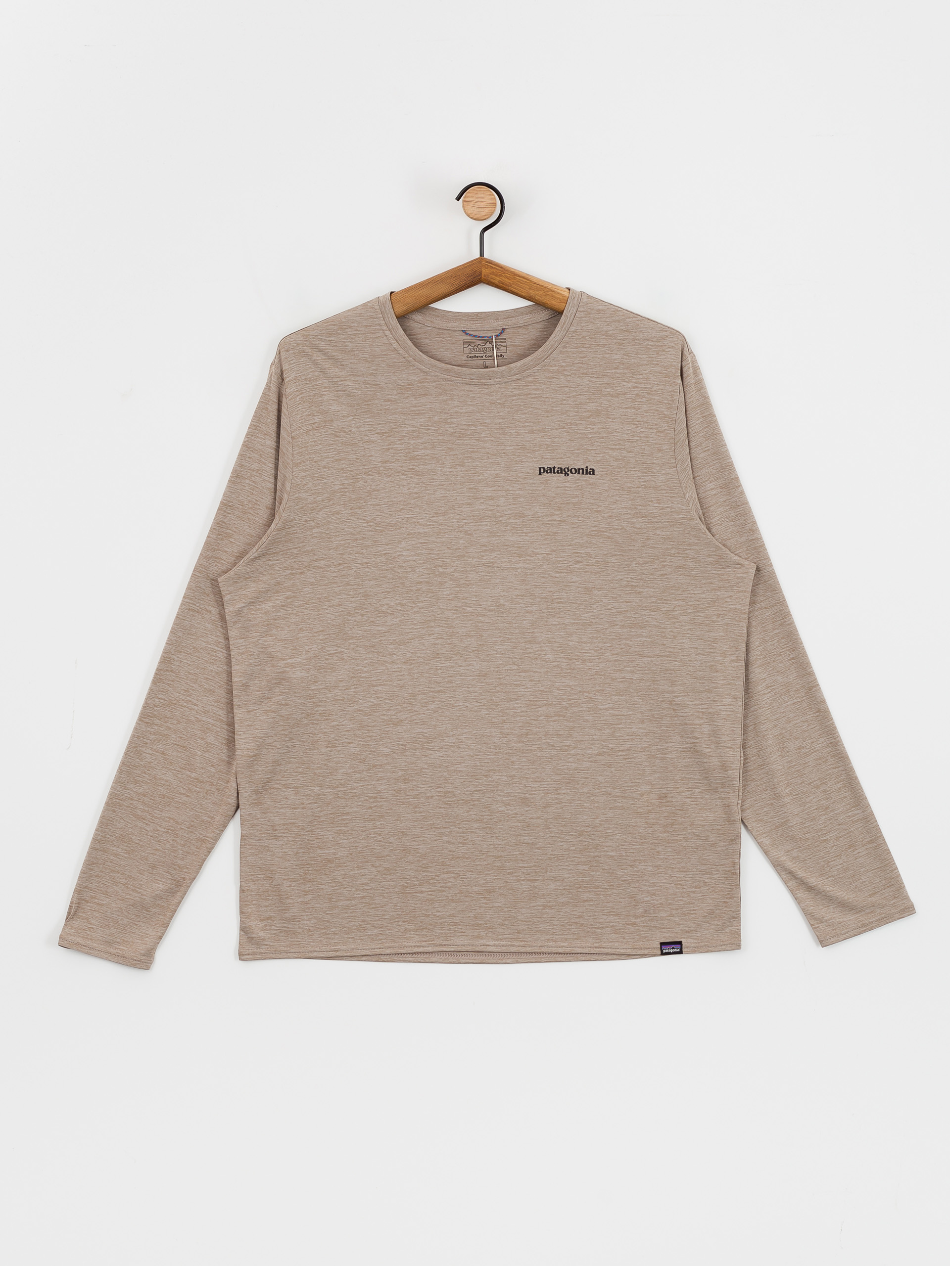 Longsleeve Patagonia Cap Cool Daily Graphic Waters (fitz roy trout seabird grey x dye)