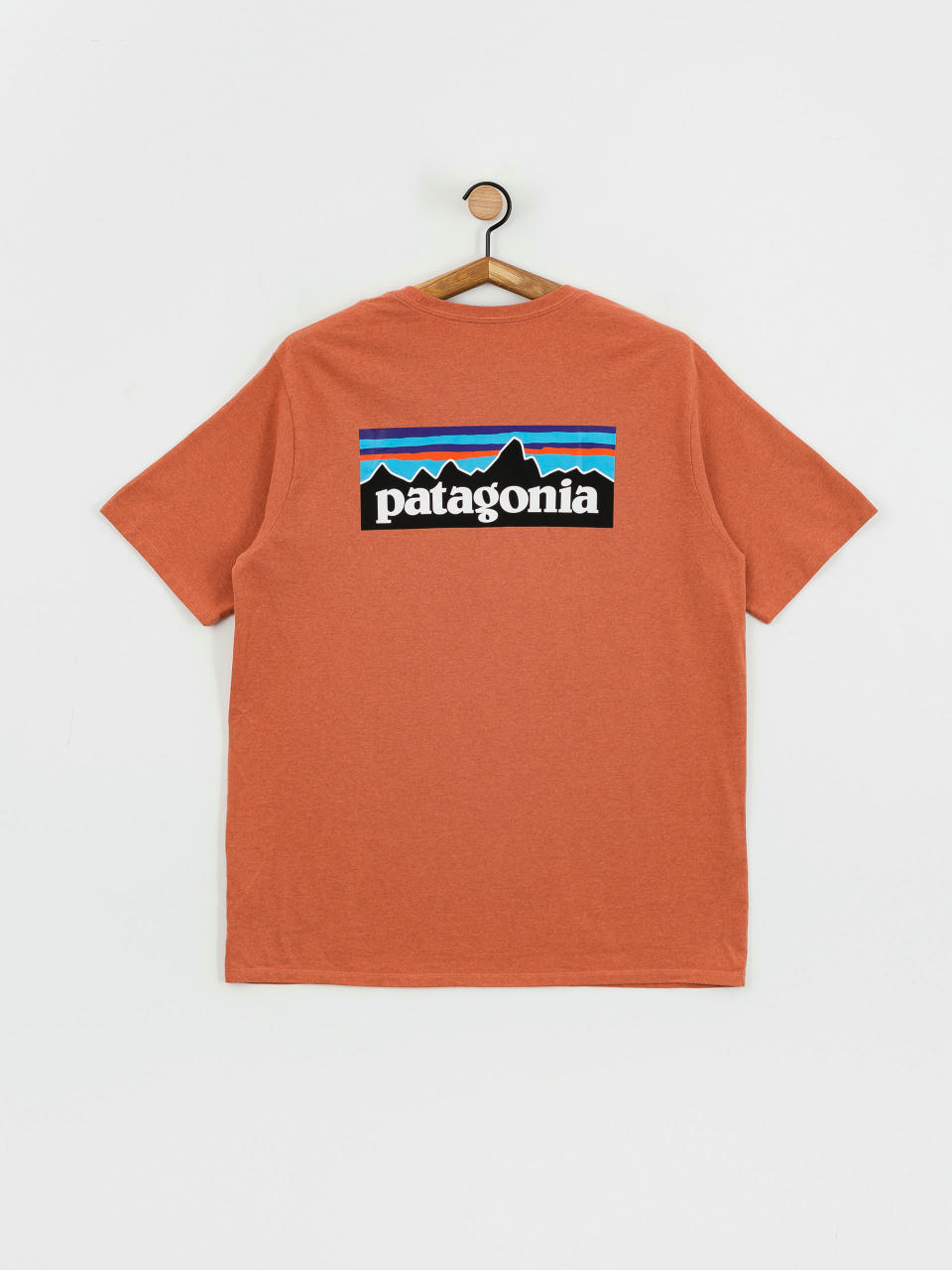 T-shirt Patagonia P 6 Logo Responsibili (redtail rust)