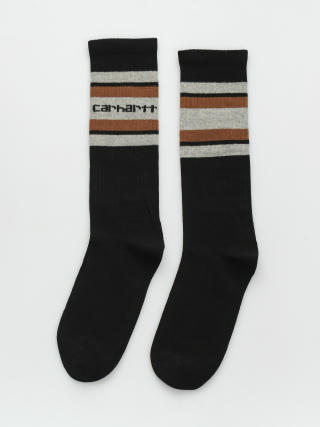 Skarpetki Carhartt WIP Connors (black/grey heather/hamilton brown)